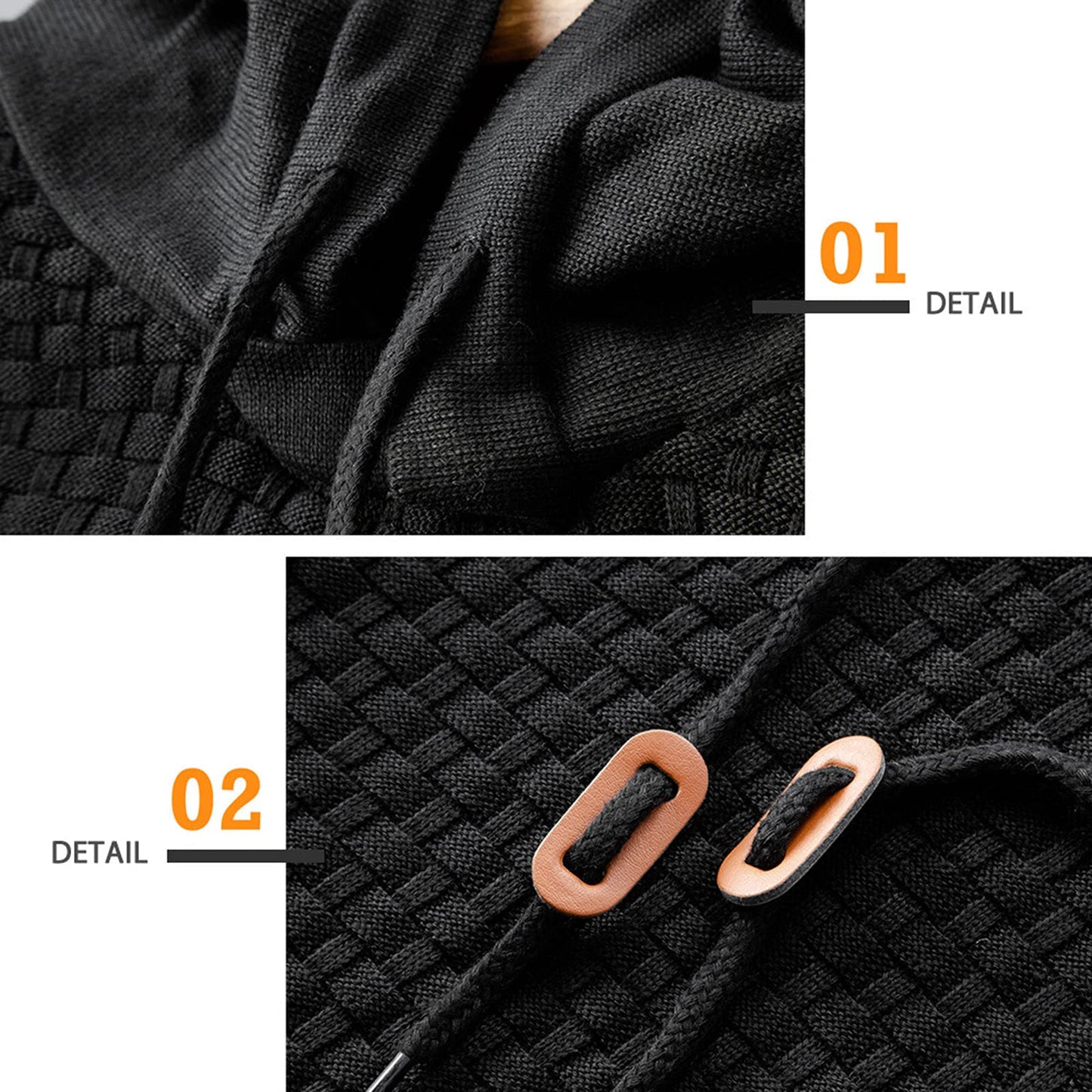 EBXN Sudadera con Capucha para Hombre