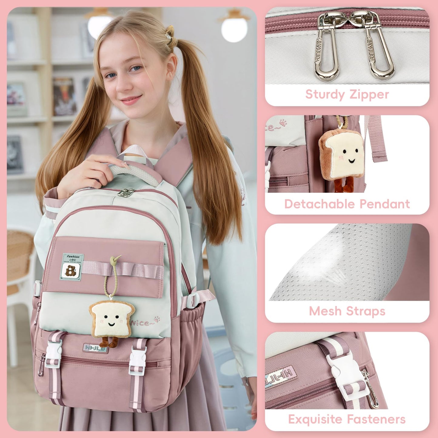 EBXN Mochilas Escolares Niñas