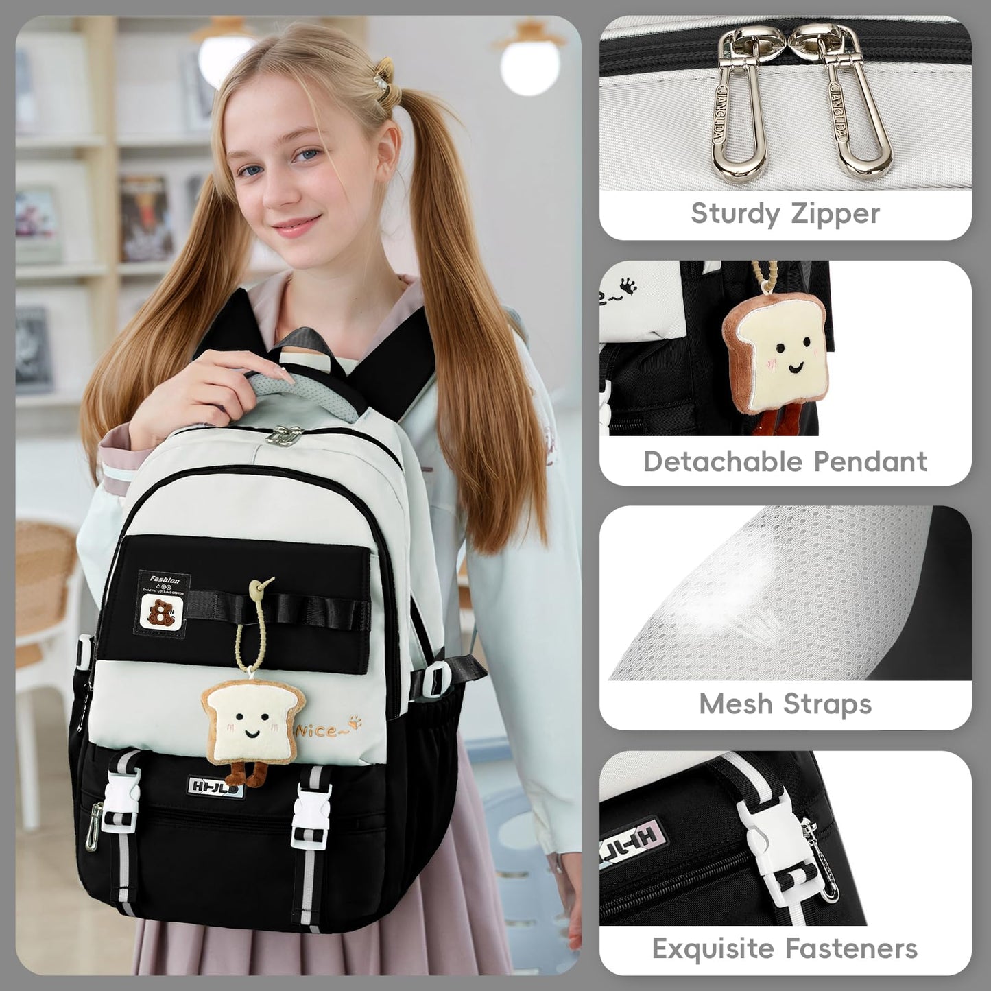 EBXN Mochilas Escolares Niñas