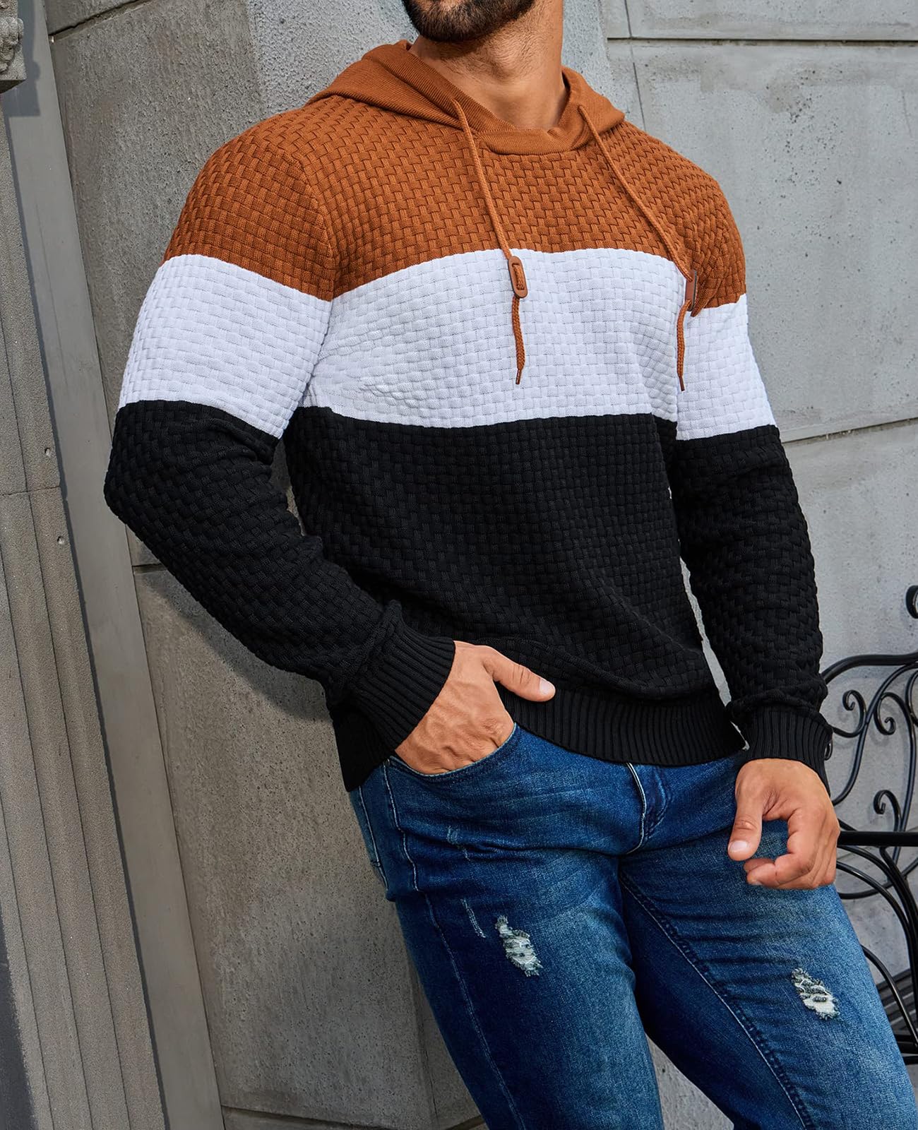 EBXN Sudadera con Capucha para Hombre