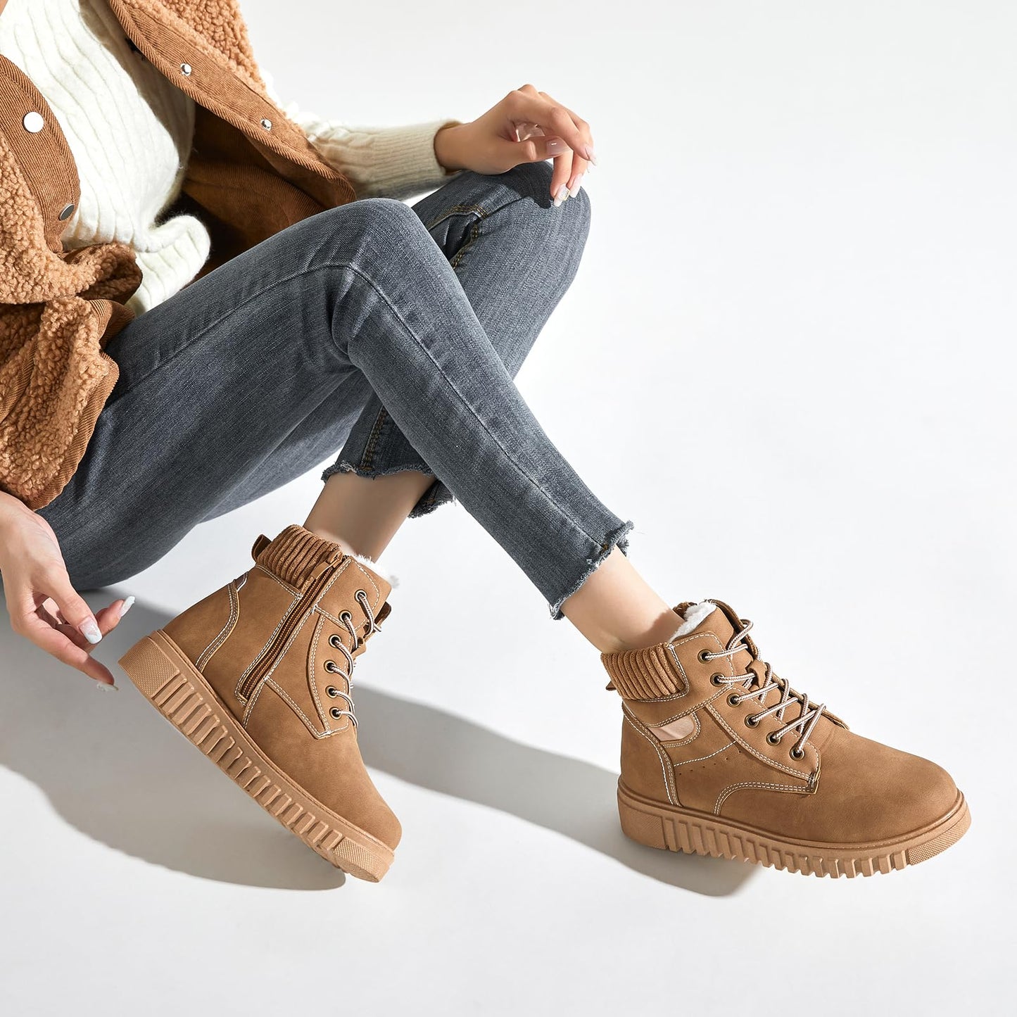 EBXN Women's Waterproof Boots