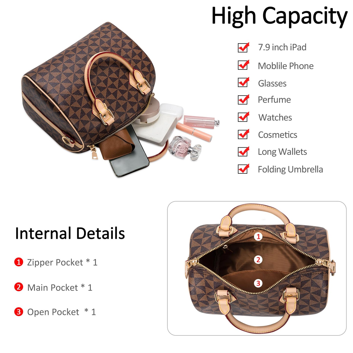 EBXN Bolsos de Mujer Moda