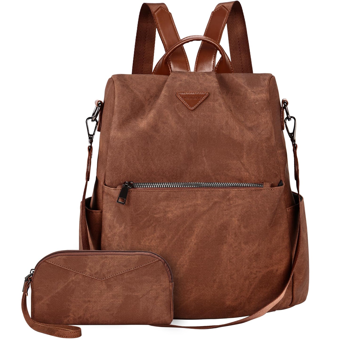 EBXN Mochila de Cuero PU