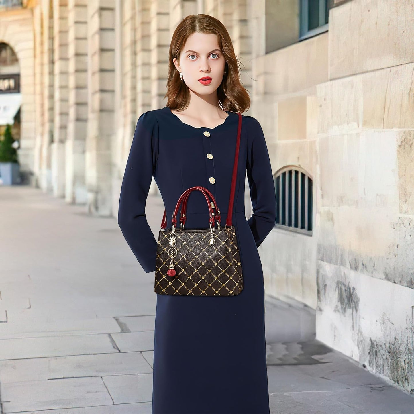 EBXN Retro Bolsos De Mano Mujer Elegante