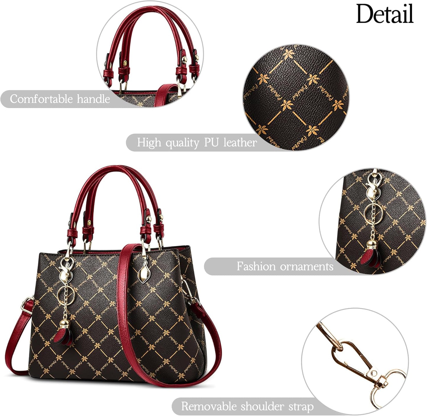 EBXN Retro Bolsos De Mano Mujer Elegante