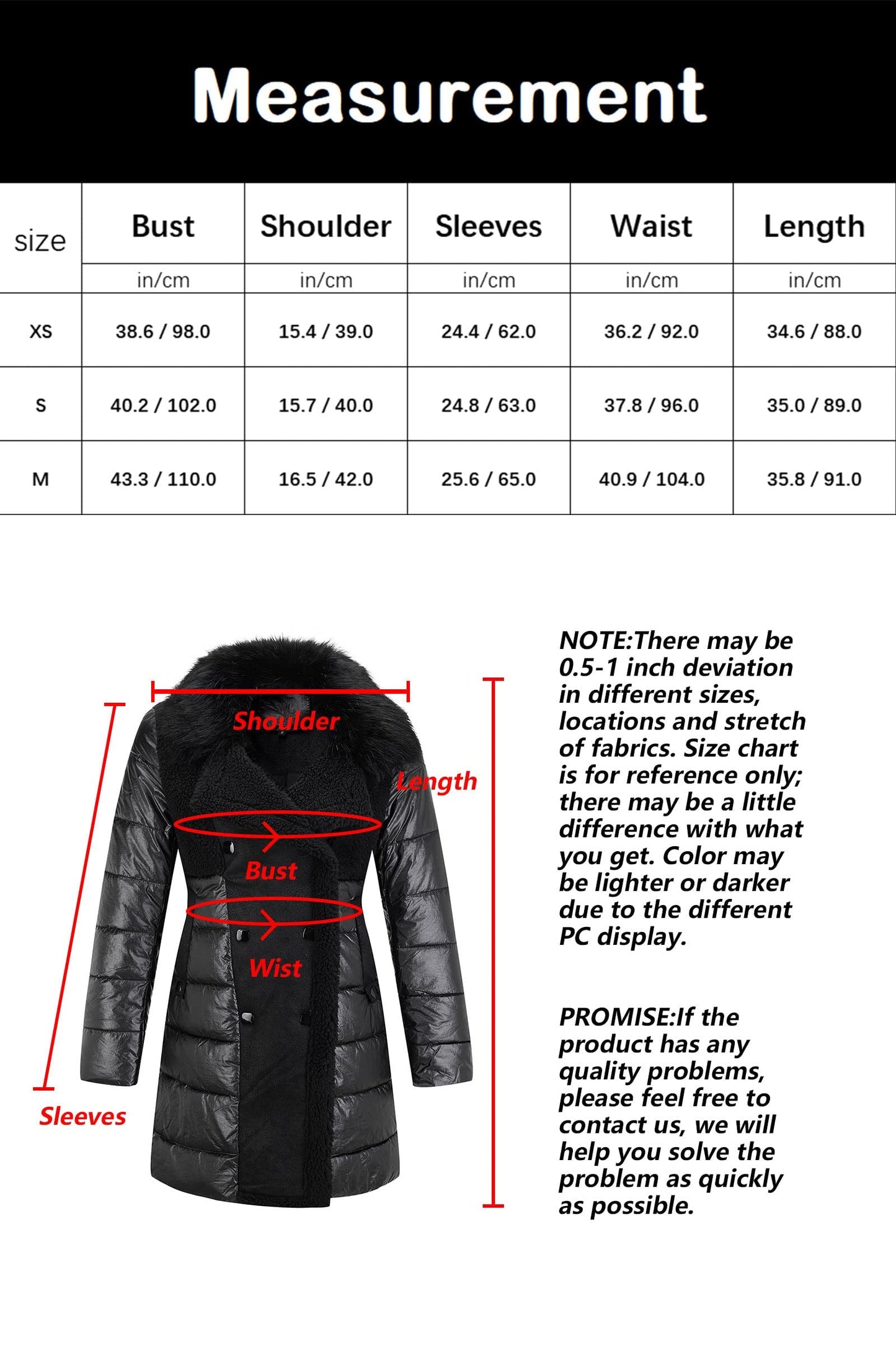 EBXN Winter Puffer Jacket Cold-Resistant