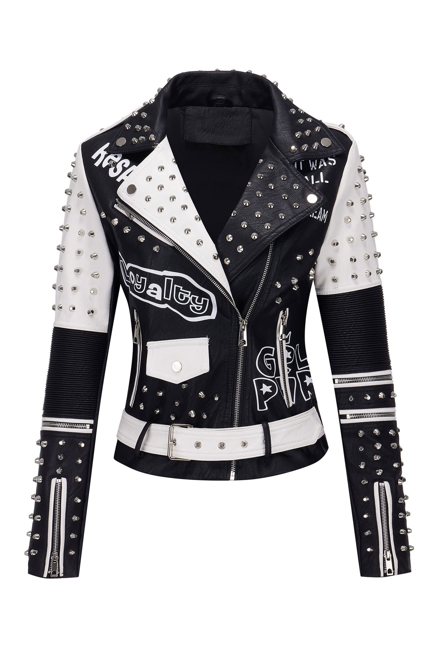 EBXN Chaqueta Para Mujer Cuero