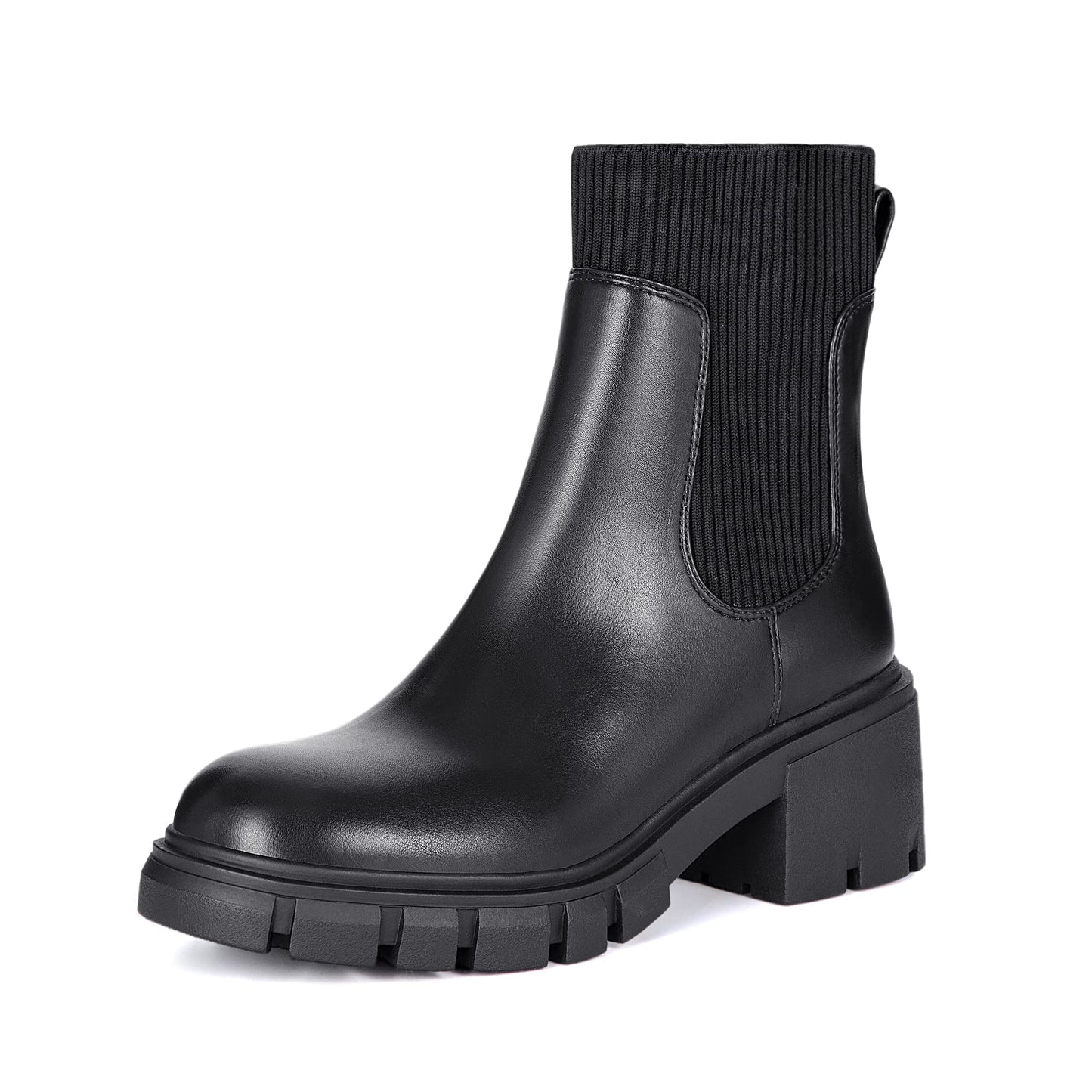 EBXN Women's Chelsea Boots Fashion Slip