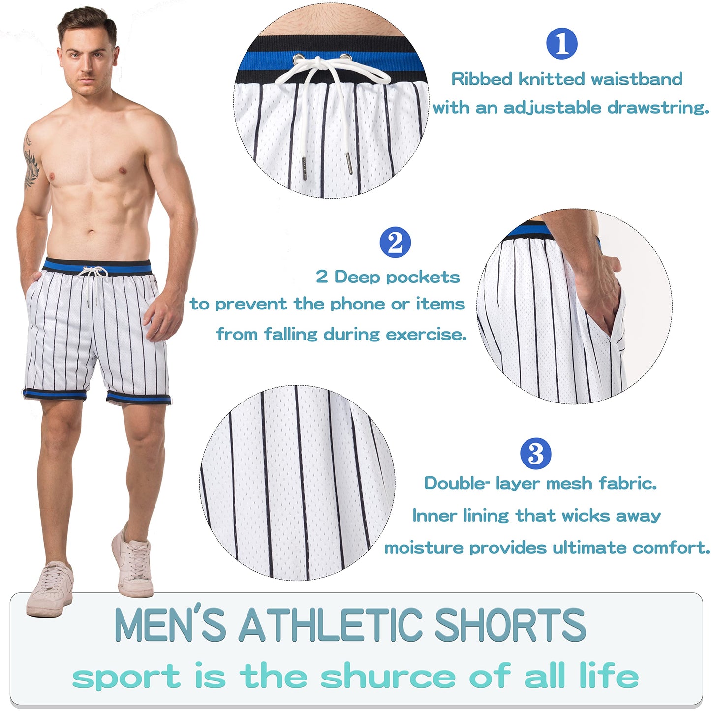 Basketball Athletic Shorts Men