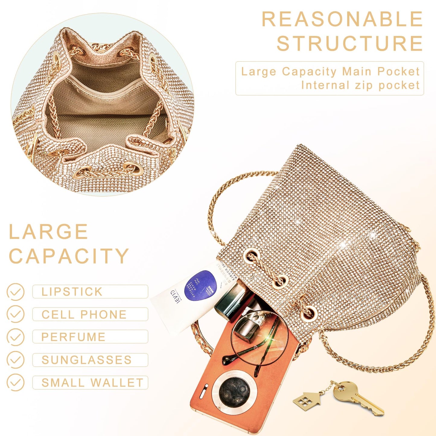 EBXN Bolso Fiesta Mujer
