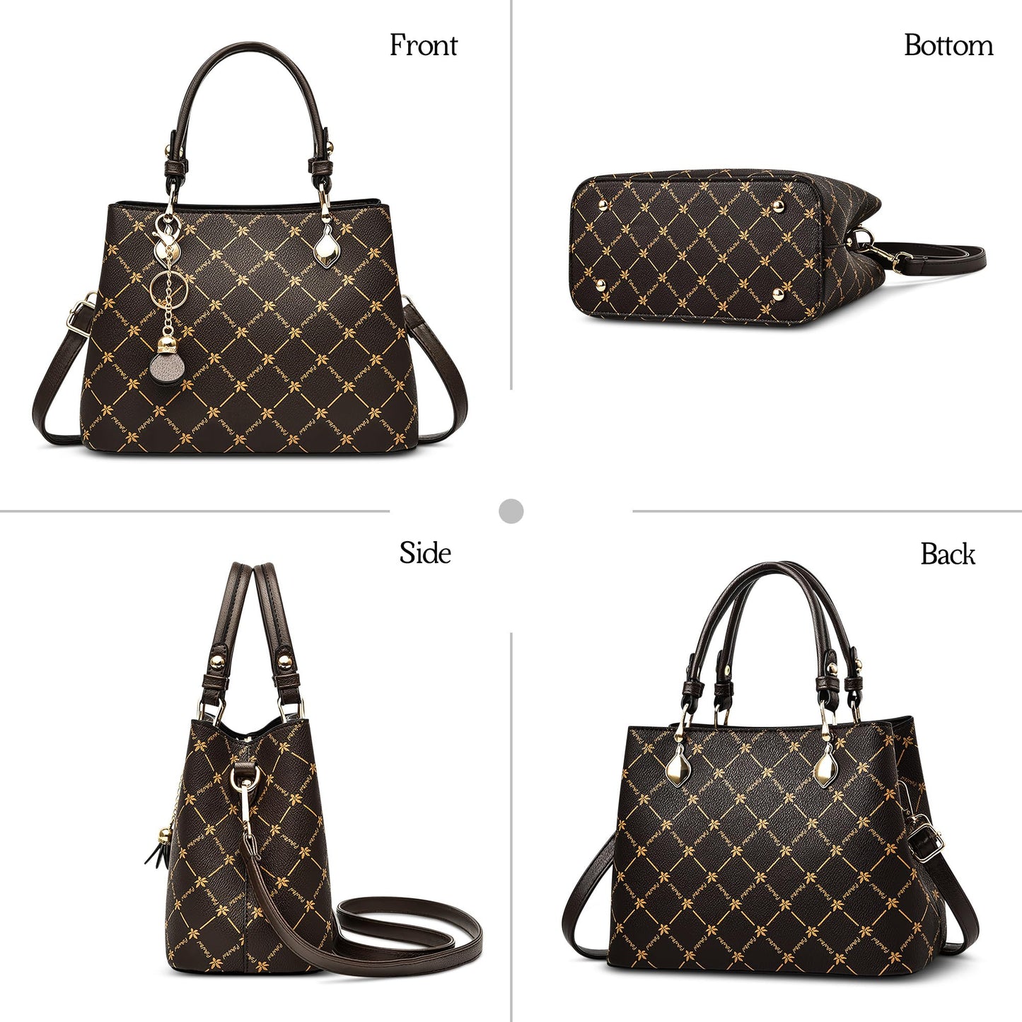 EBXN Retro Bolsos De Mano Mujer Elegante