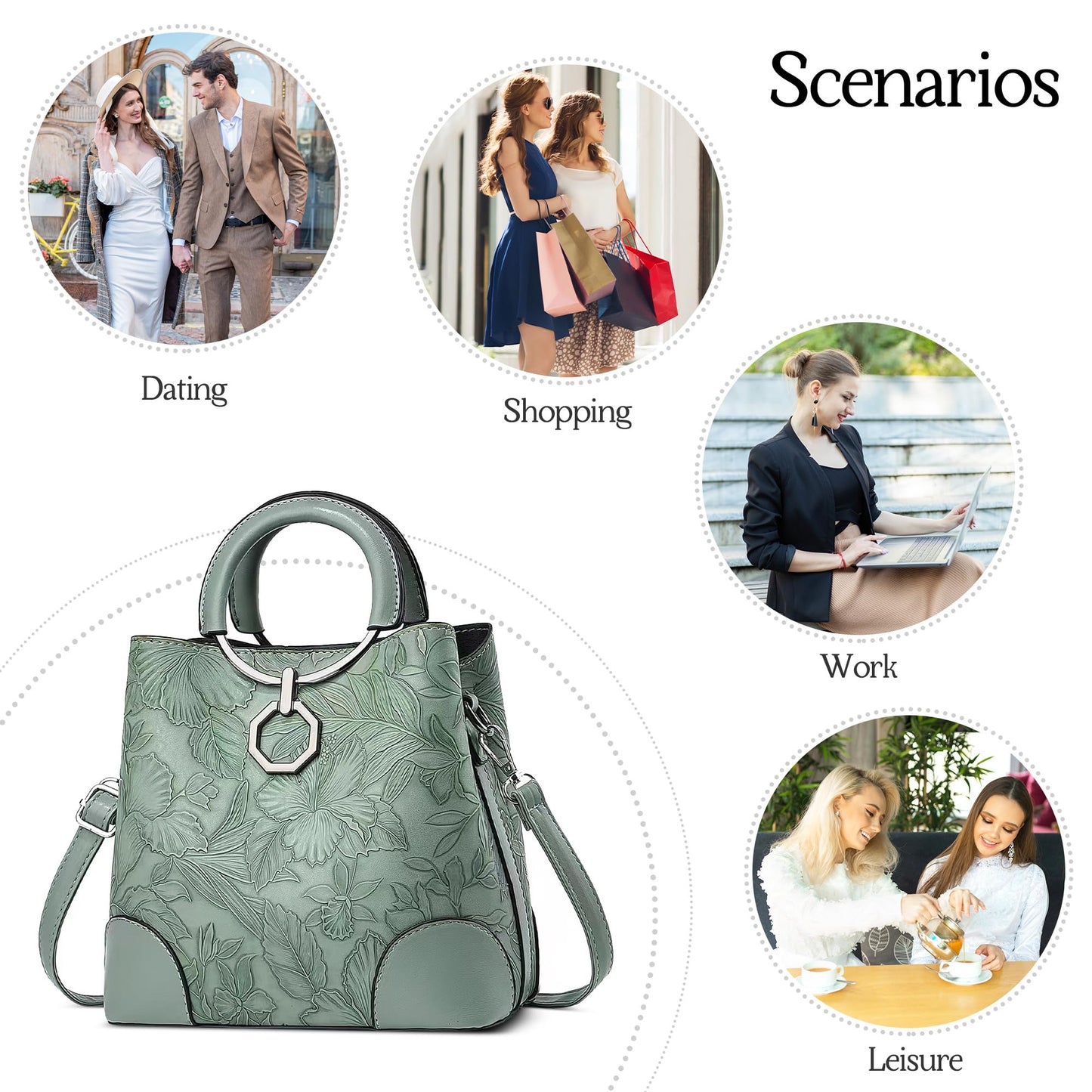 EBXN Bolsos de mujer Elegante