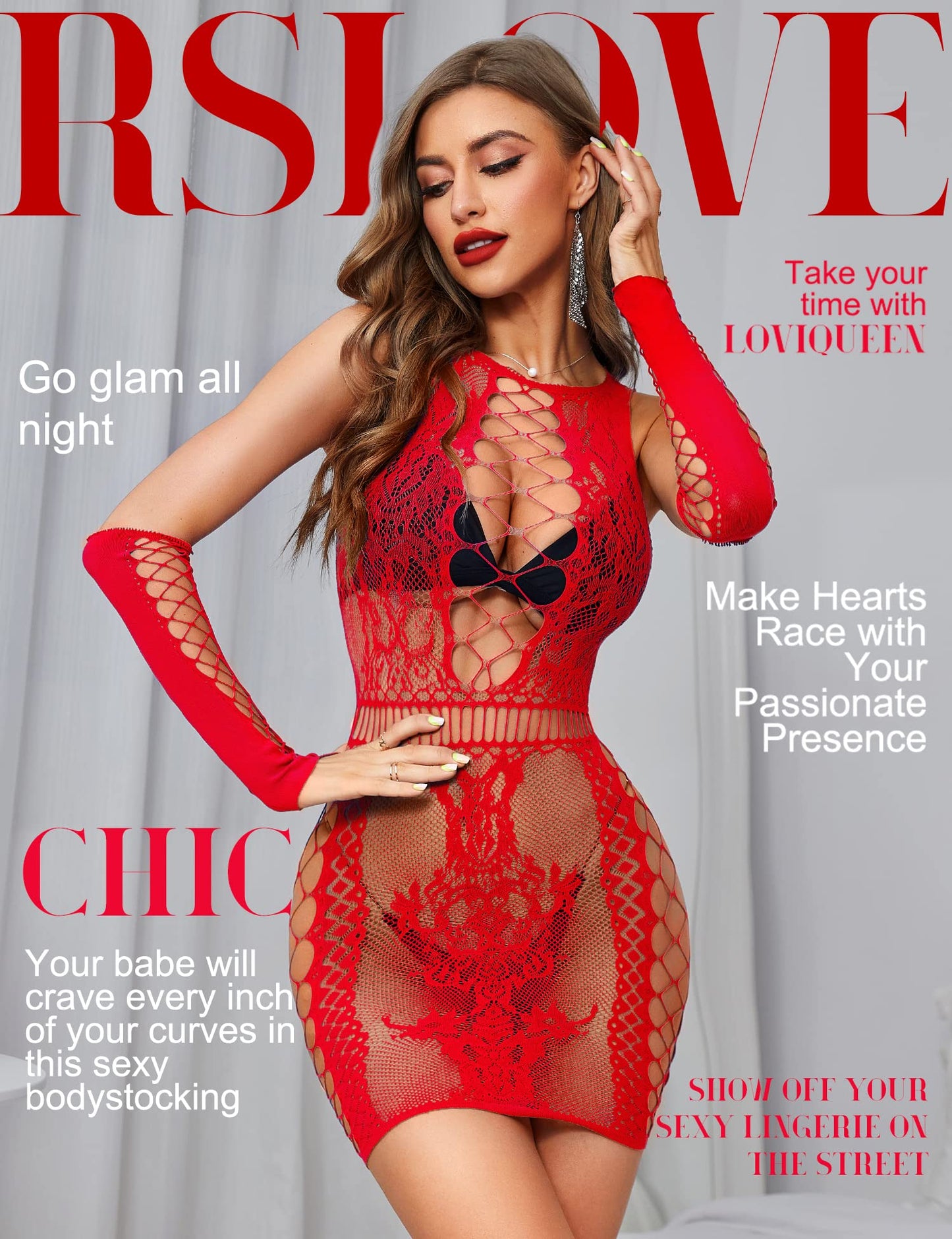 eBexxin - trajes sexy bodystocking babydoll