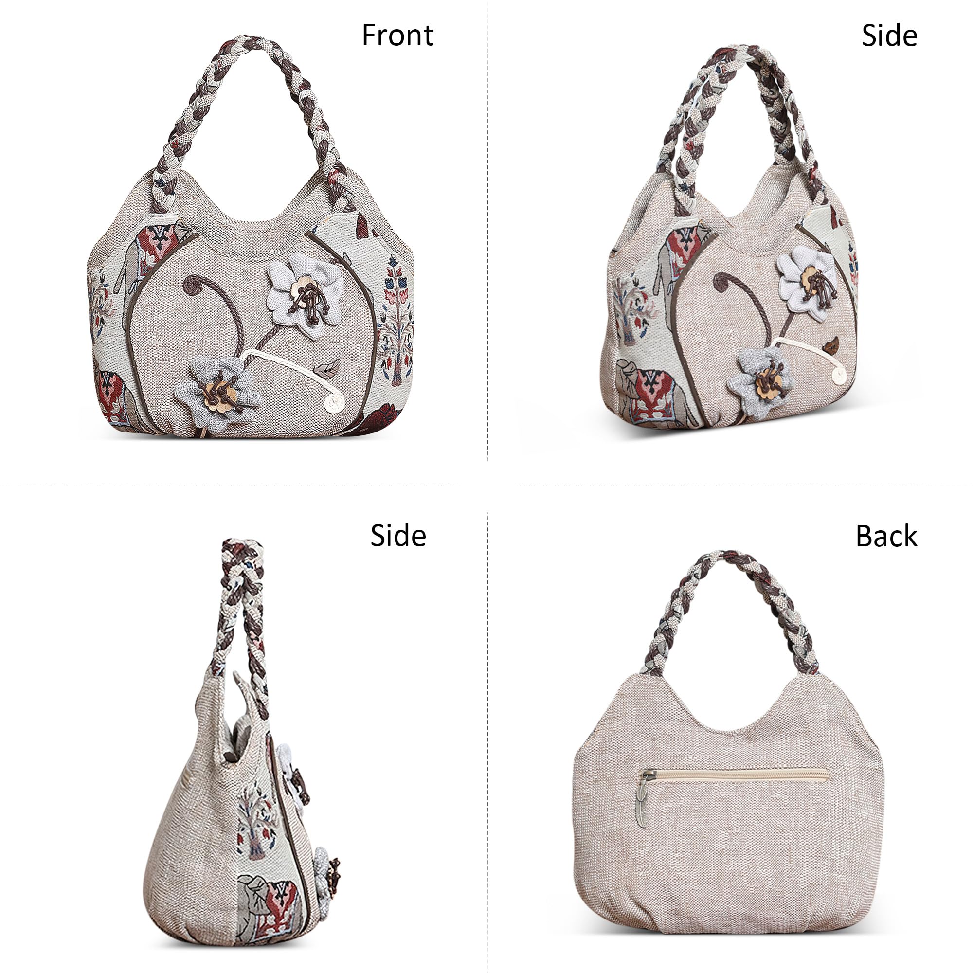 EBXN Bolsos Mujer Bolsa De Lona