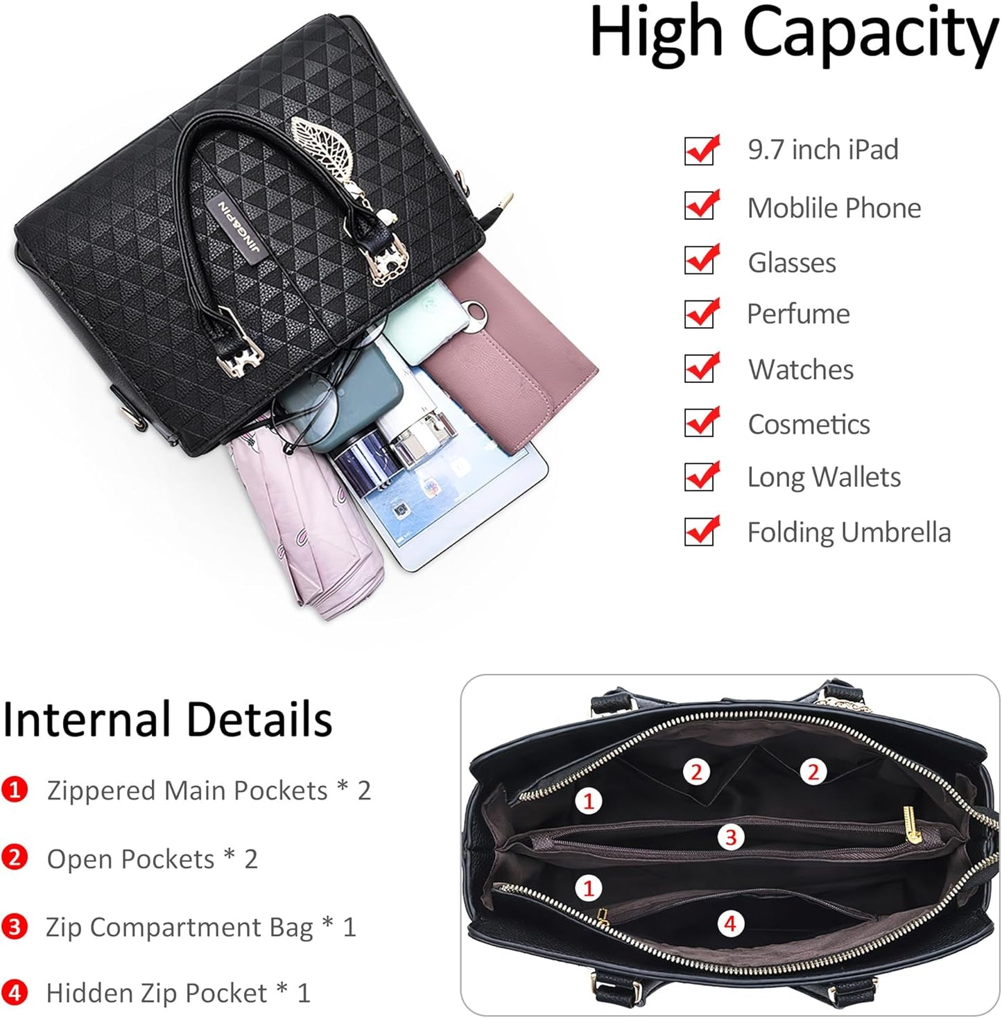 EBXN Bolso Mujer Moda