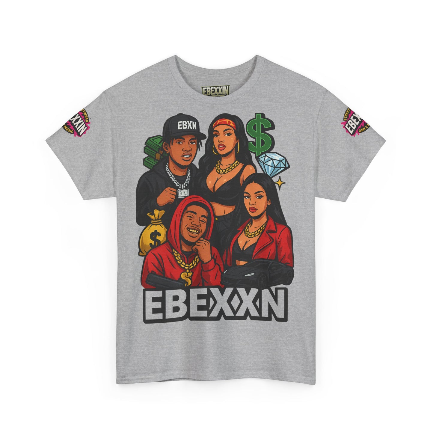eBexxin - Stylish Unisex Hip Hop Fashion t-shirt