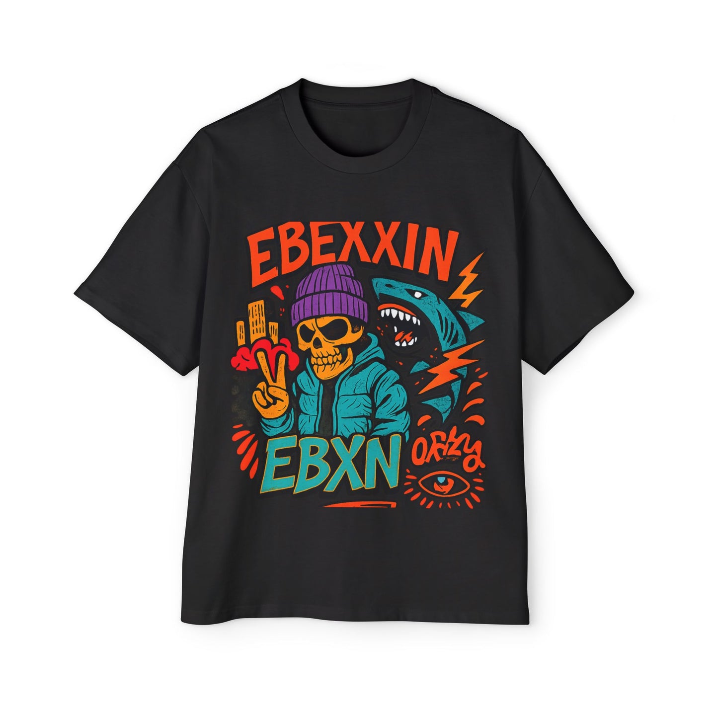 eBexxin - Men's Graphic Oversized T-Shirt