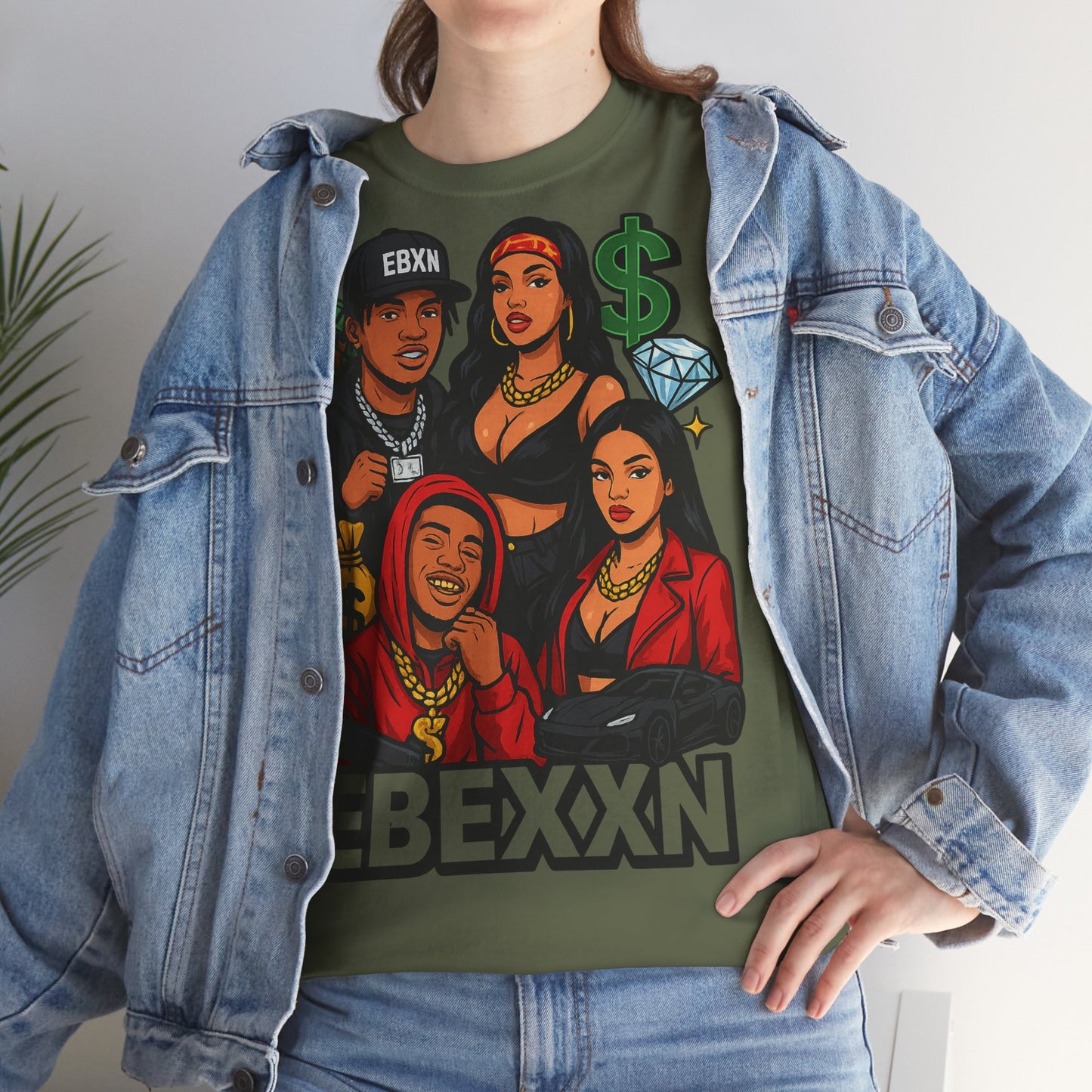 eBexxin - Stylish Unisex Hip Hop Fashion t-shirt