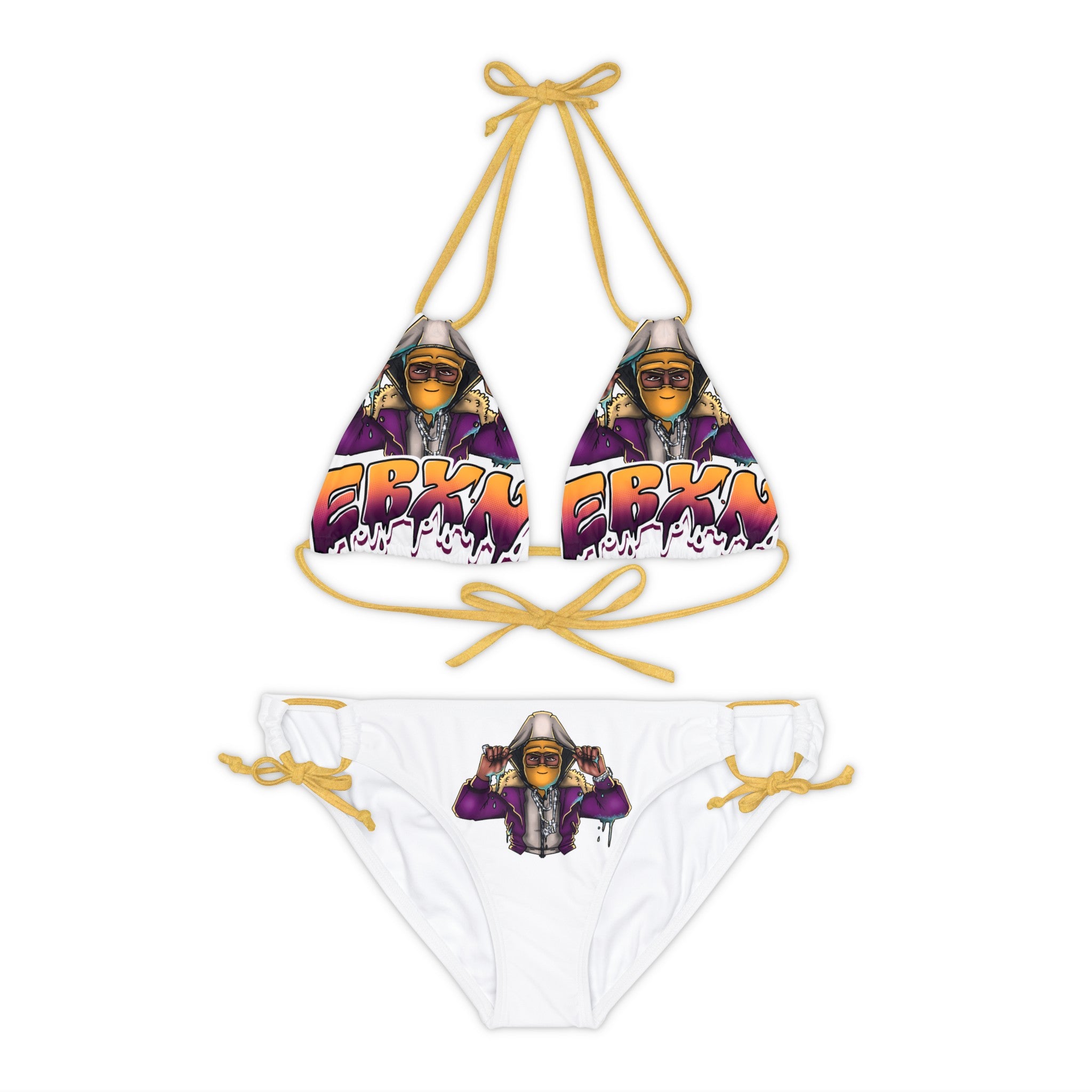 Strappy Bikini Set (AOP)