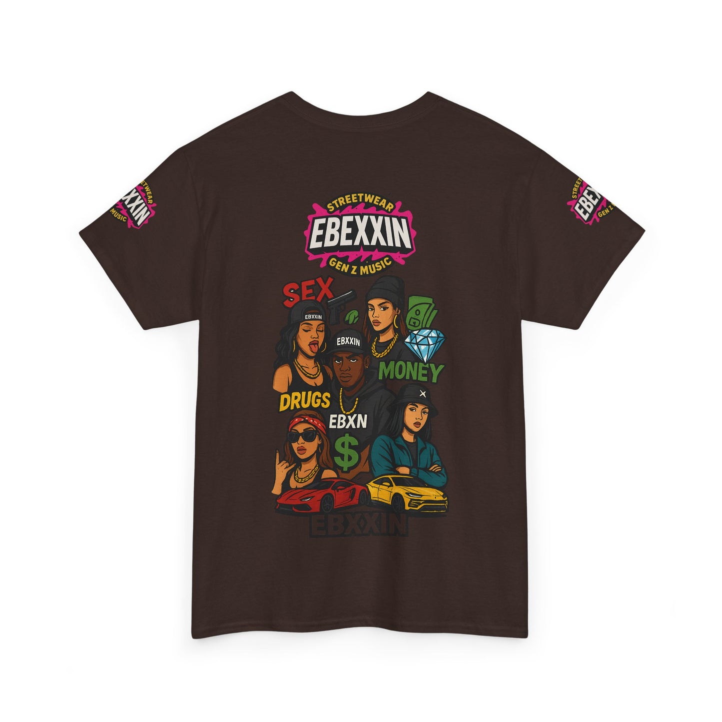 eBexxin - Stylish Unisex Hip Hop Fashion t-shirt