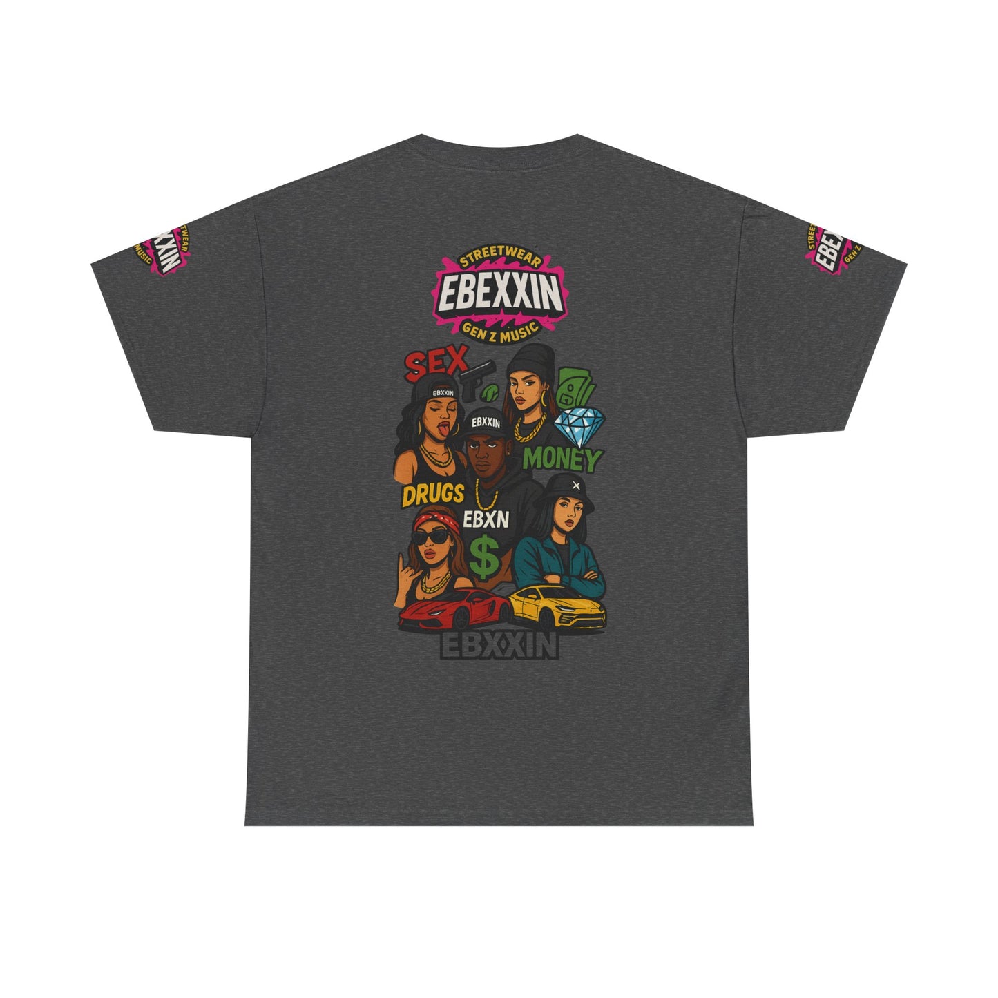 eBexxin - Stylish Unisex Hip Hop Fashion t-shirt