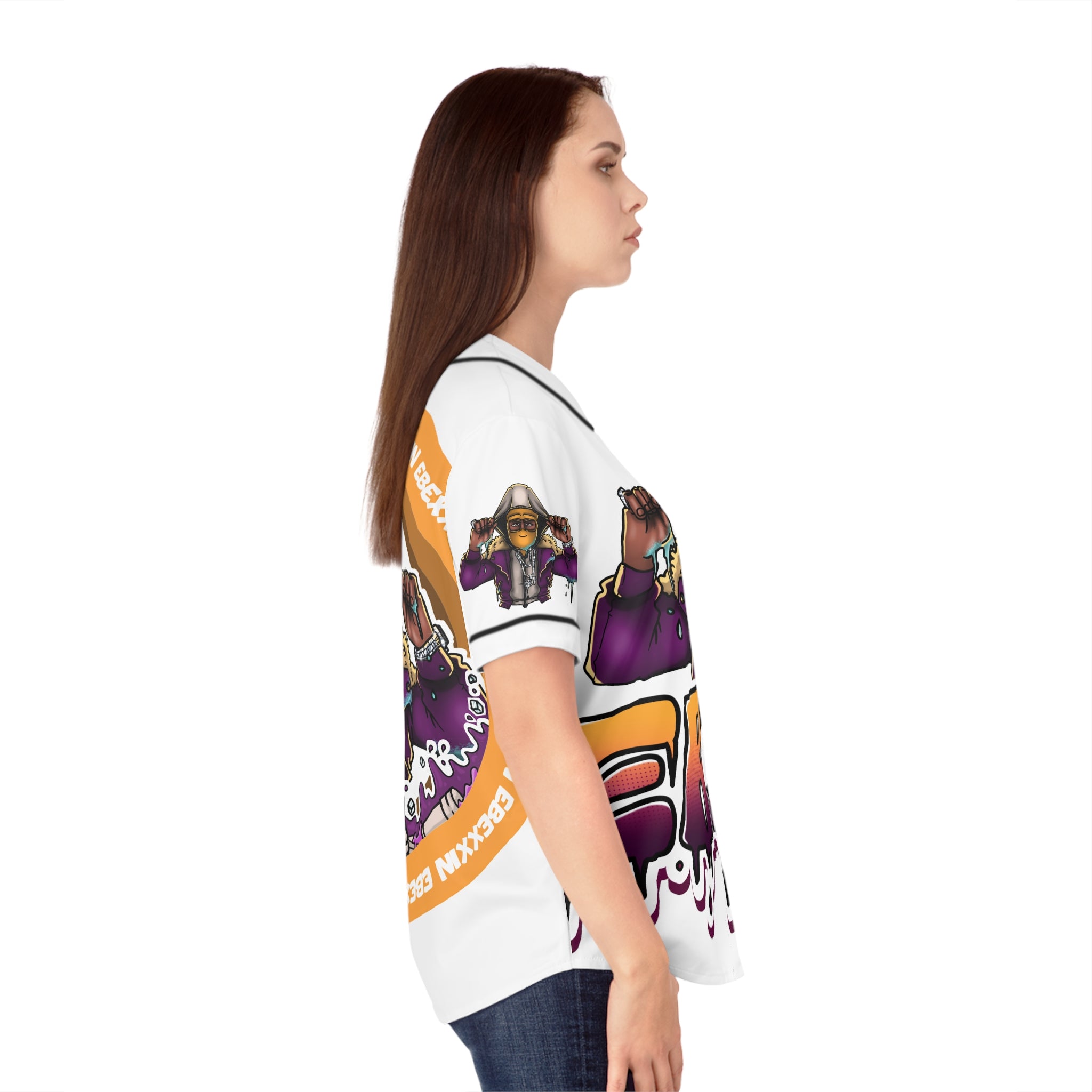 Women's Baseball Jersey (AOP)