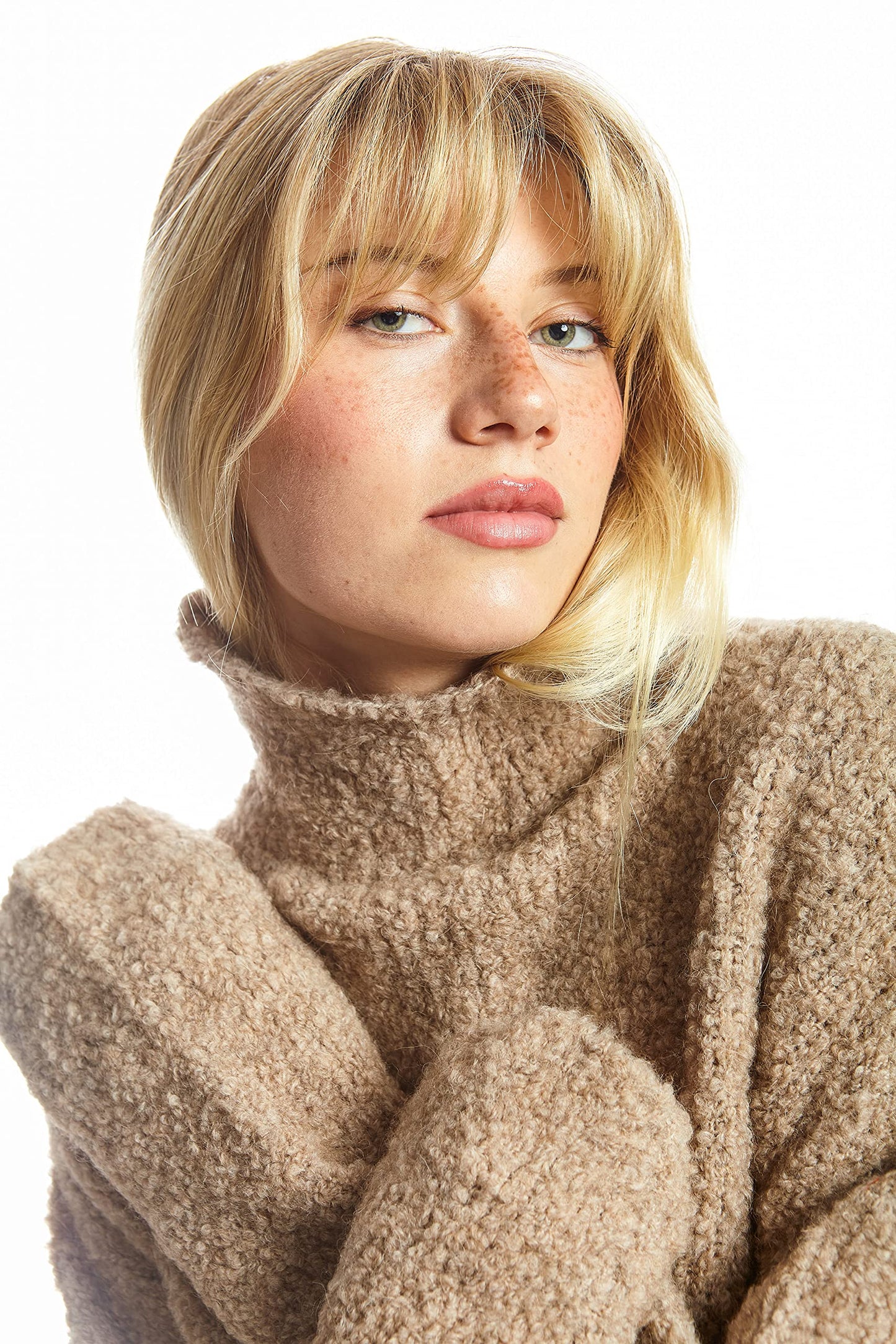 EBXN Jersey Mujer Algodón Cuello Alto