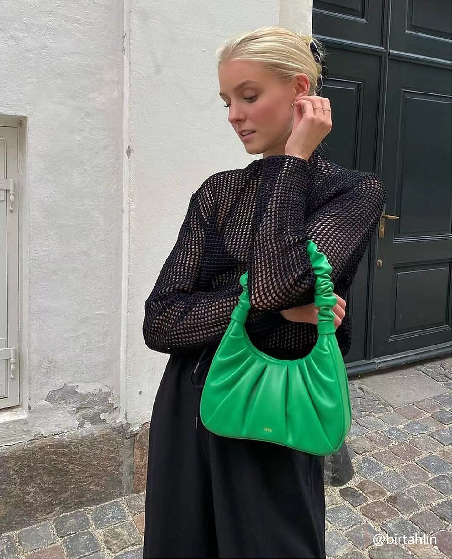 EBXN Bolso Hobo fruncido Gabbi para mujer