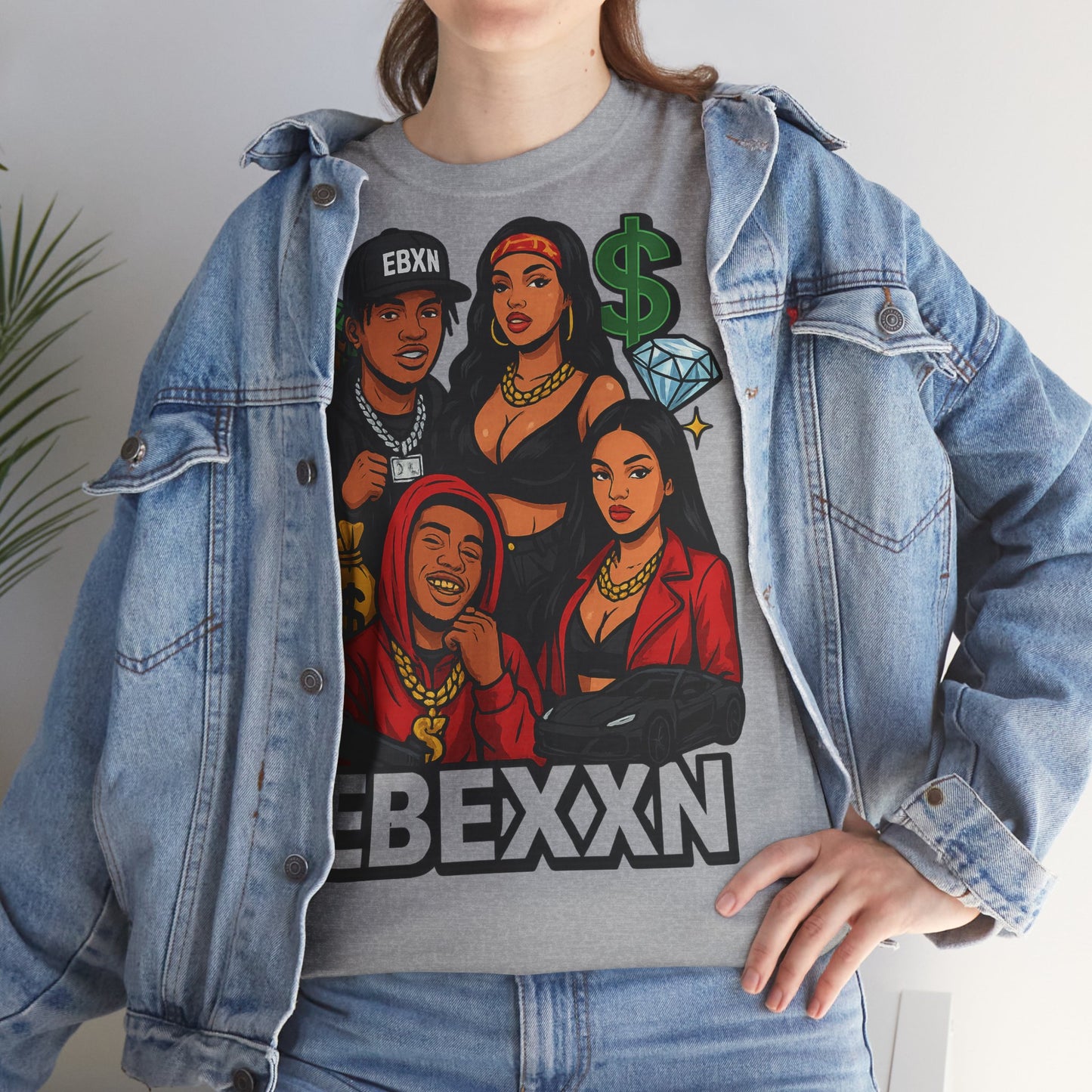 eBexxin - Stylish Unisex Hip Hop Fashion t-shirt