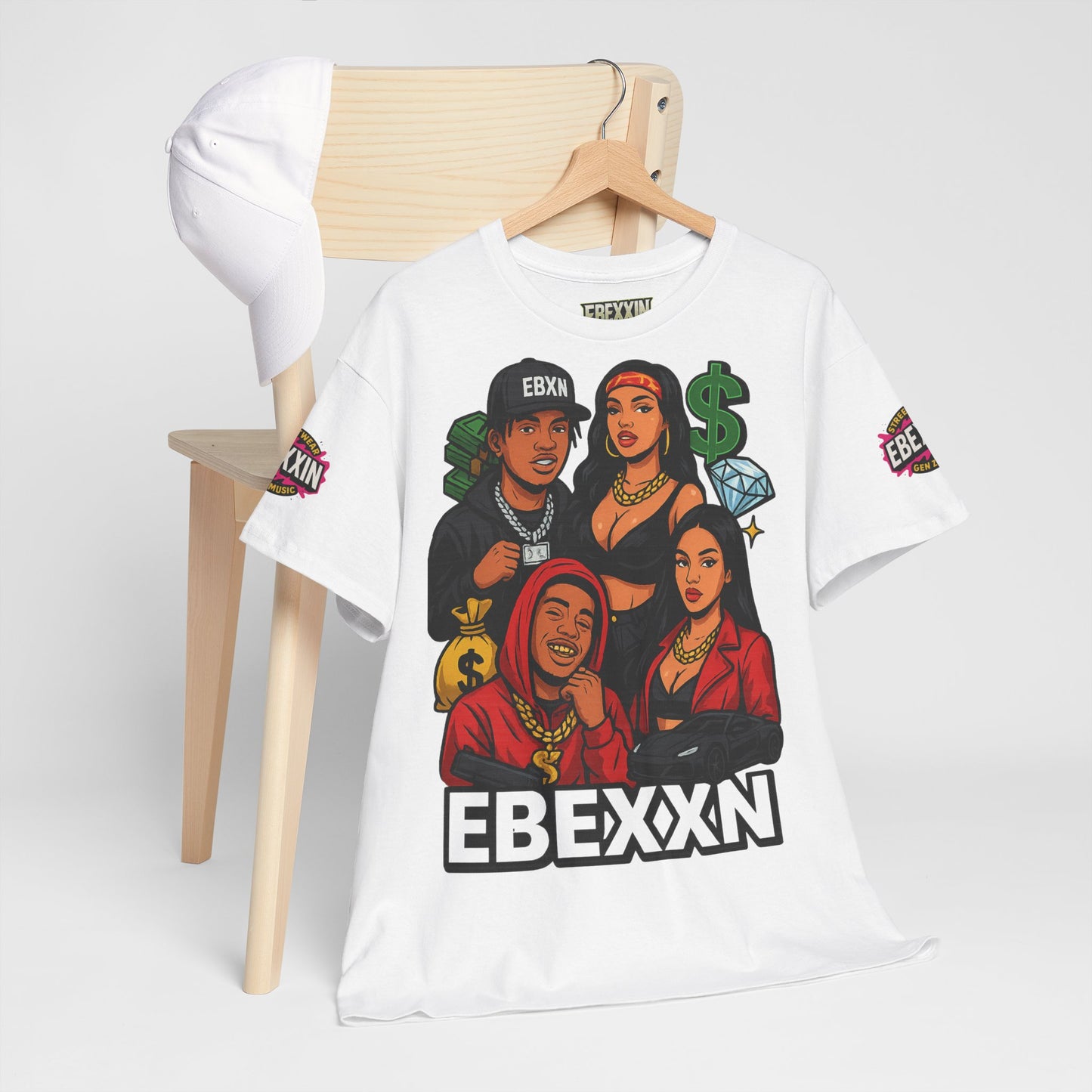 eBexxin - Stylish Unisex Hip Hop Fashion t-shirt