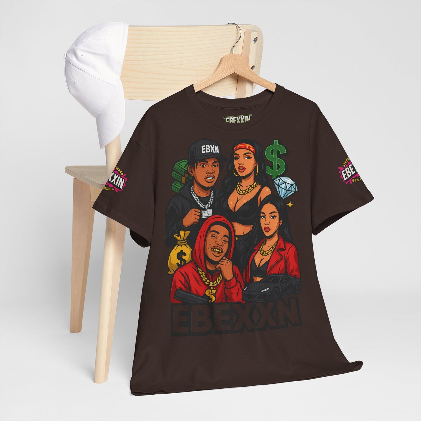 eBexxin - Stylish Unisex Hip Hop Fashion t-shirt