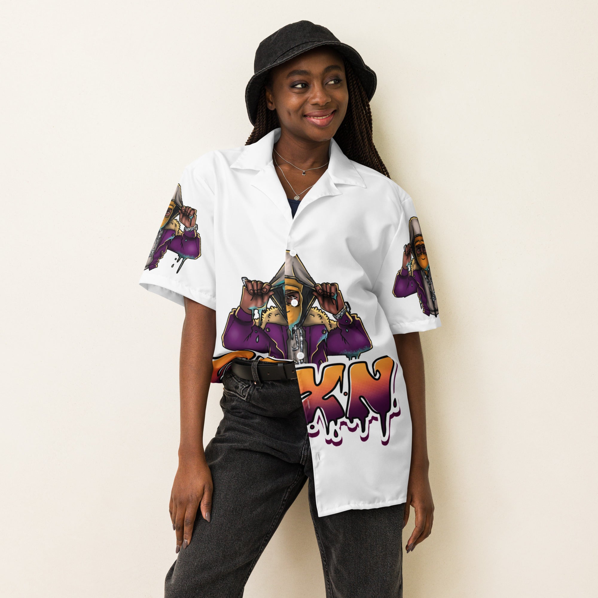 Unisex button shirt