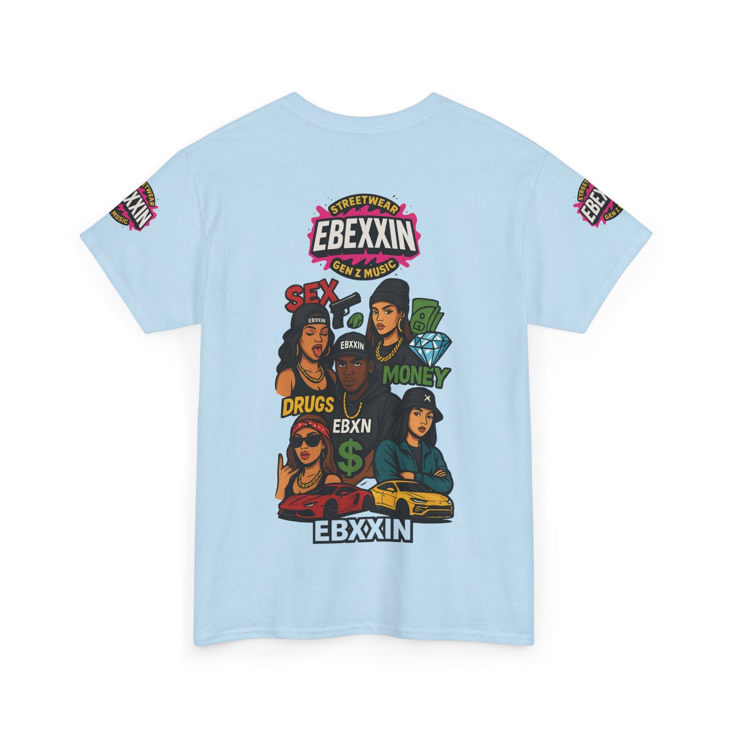 eBexxin - Stylish Unisex Hip Hop Fashion t-shirt