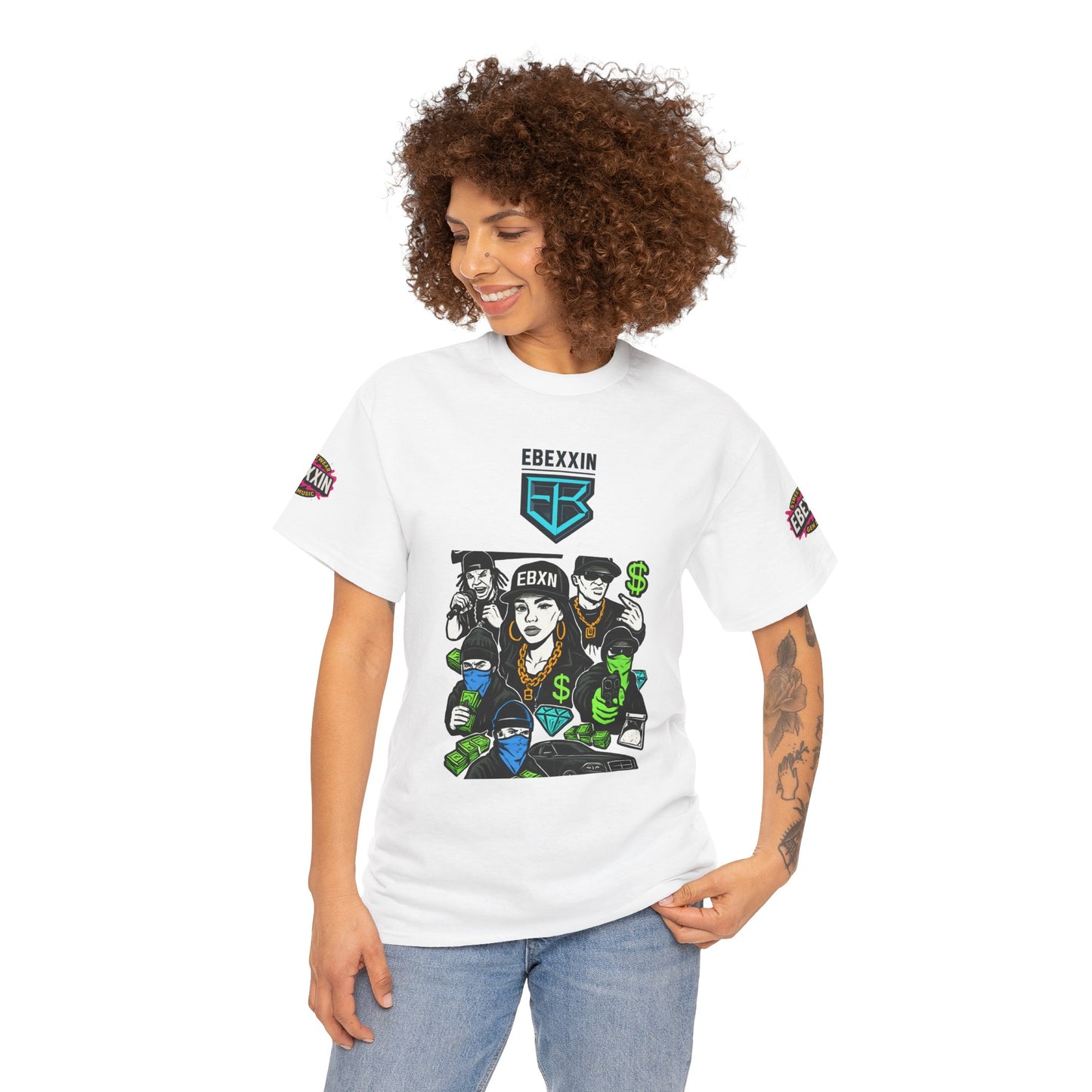 eBexxin - Street Art Graphic t-Shirt