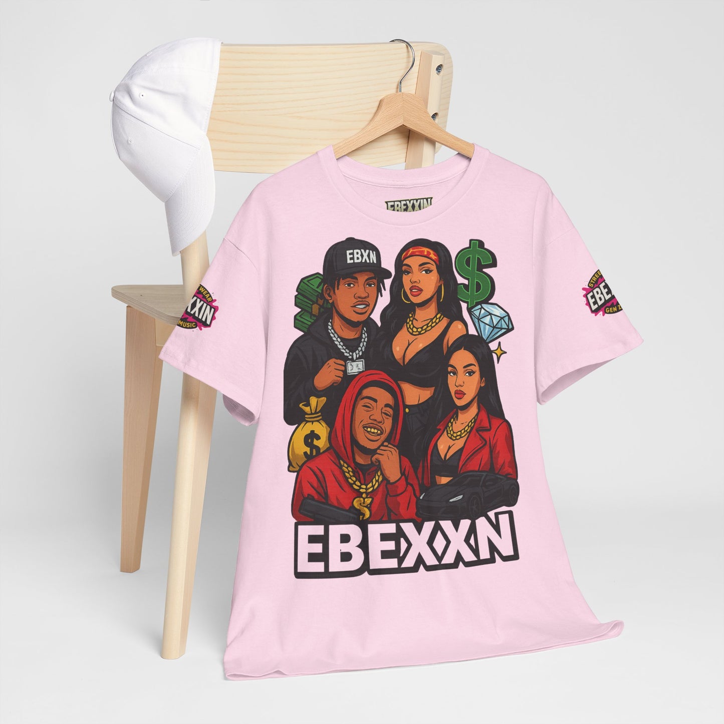 eBexxin - Stylish Unisex Hip Hop Fashion t-shirt