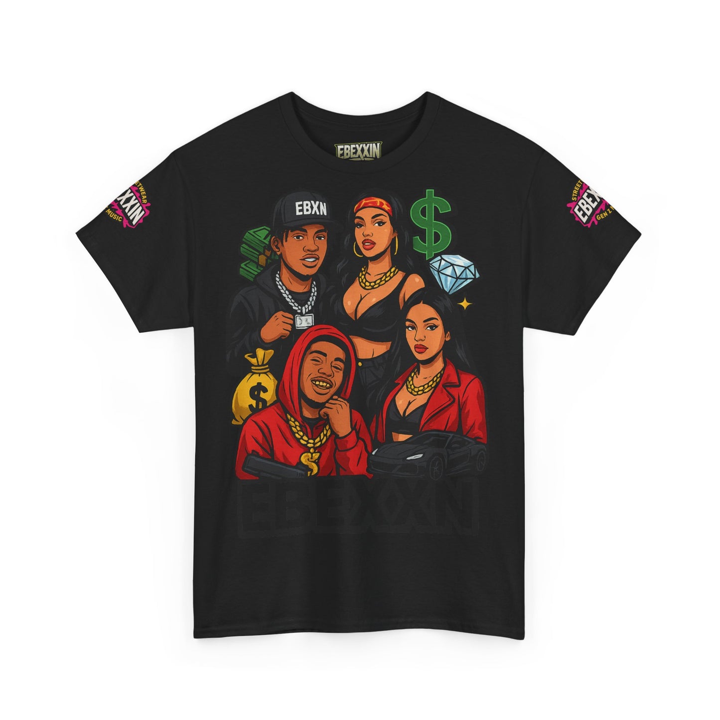 eBexxin - Stylish Unisex Hip Hop Fashion t-shirt