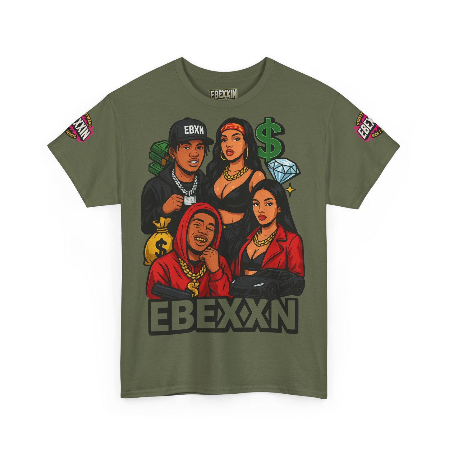 eBexxin - Stylish Unisex Hip Hop Fashion t-shirt