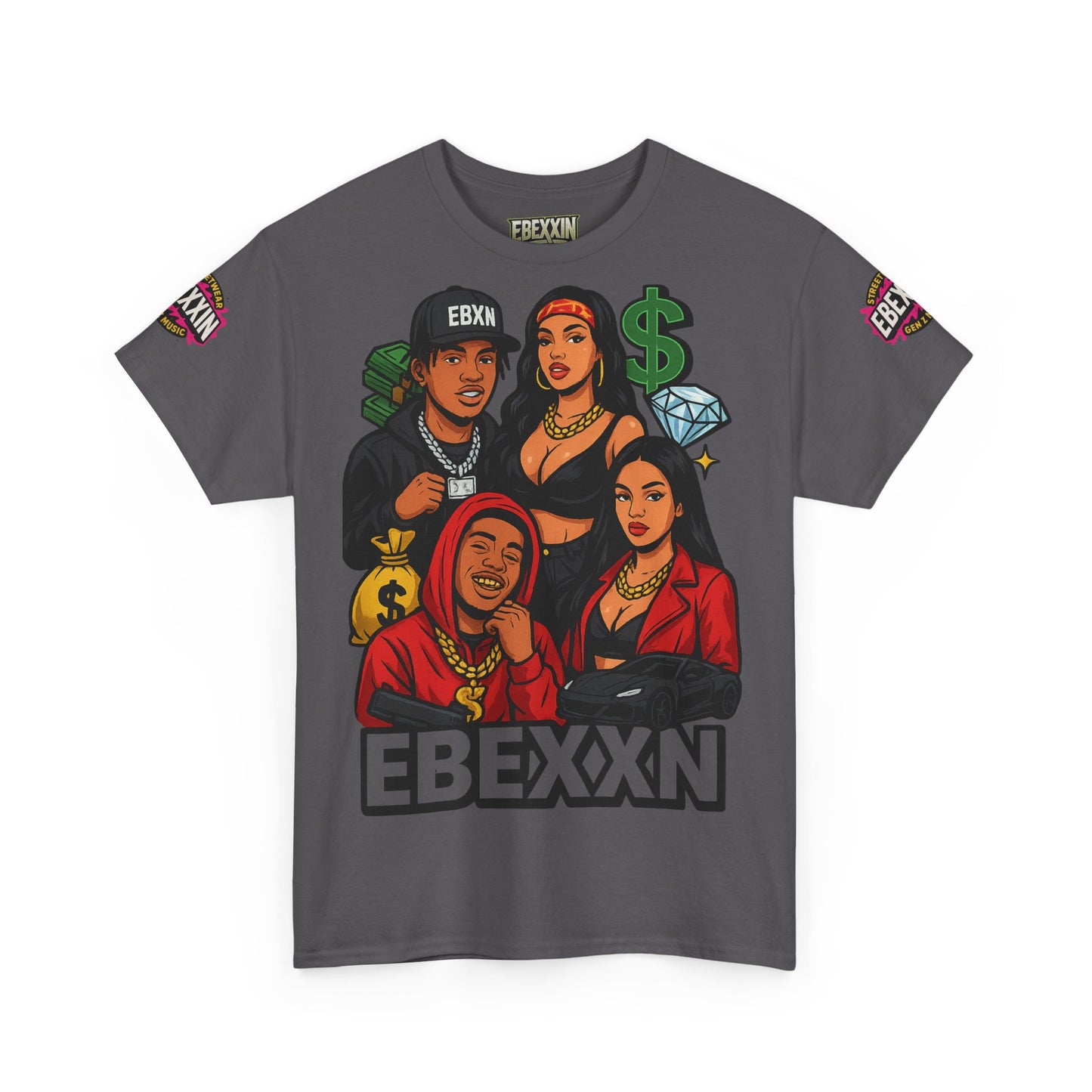 eBexxin - Stylish Unisex Hip Hop Fashion t-shirt