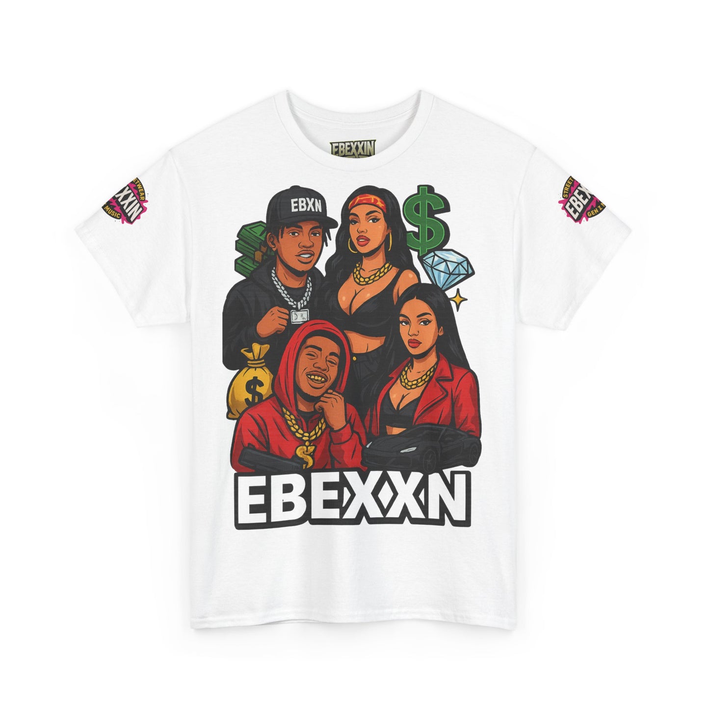 eBexxin - Stylish Unisex Hip Hop Fashion t-shirt