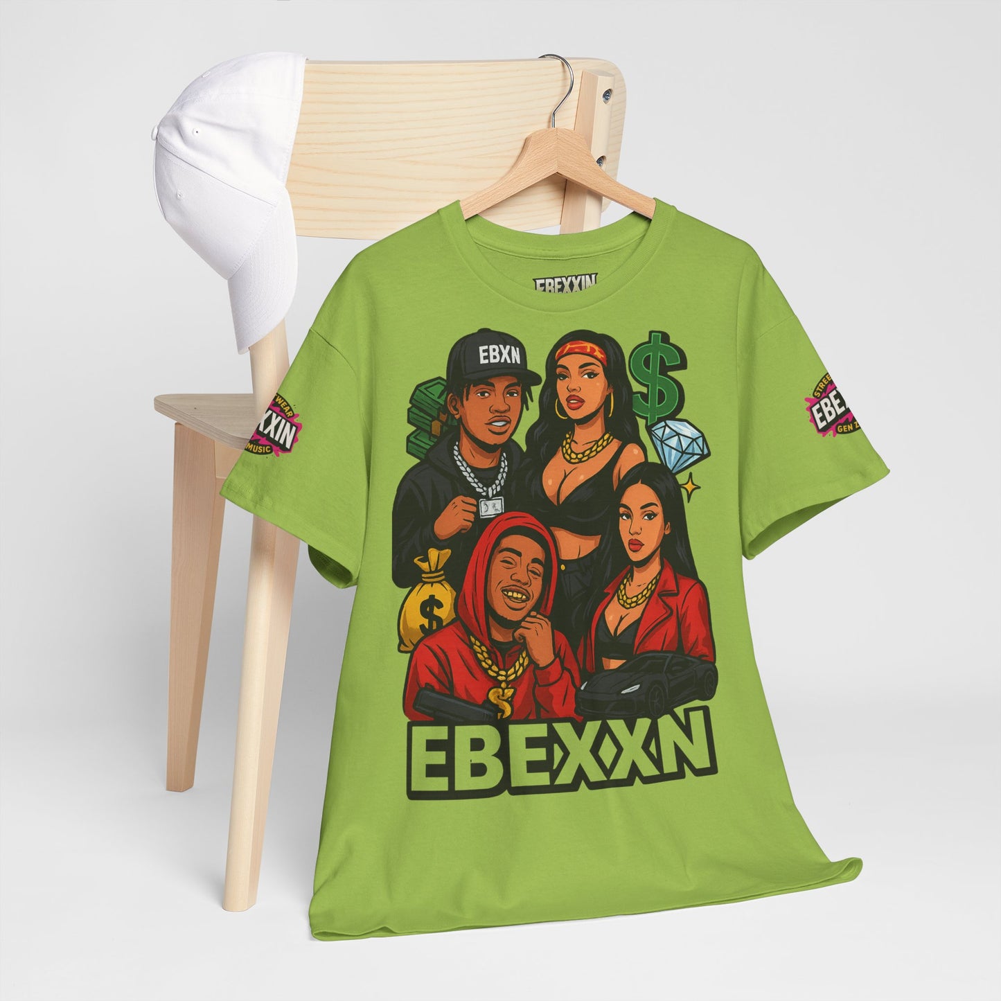 eBexxin - Stylish Unisex Hip Hop Fashion t-shirt