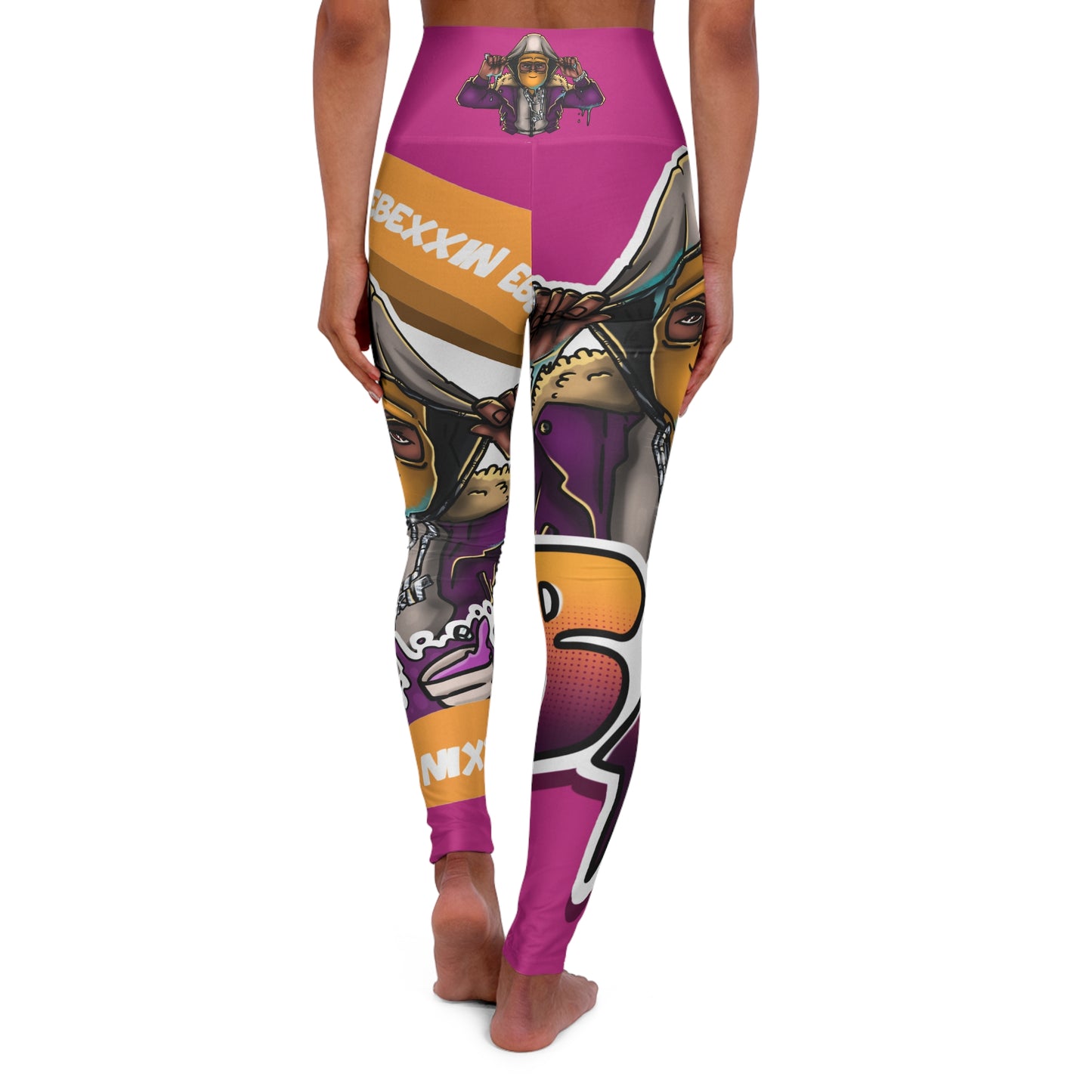 High Waisted Yoga Leggings (AOP)