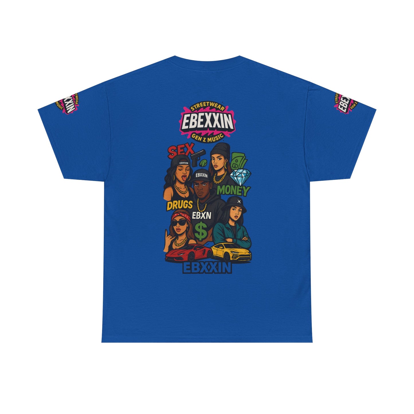 eBexxin - Stylish Unisex Hip Hop Fashion t-shirt