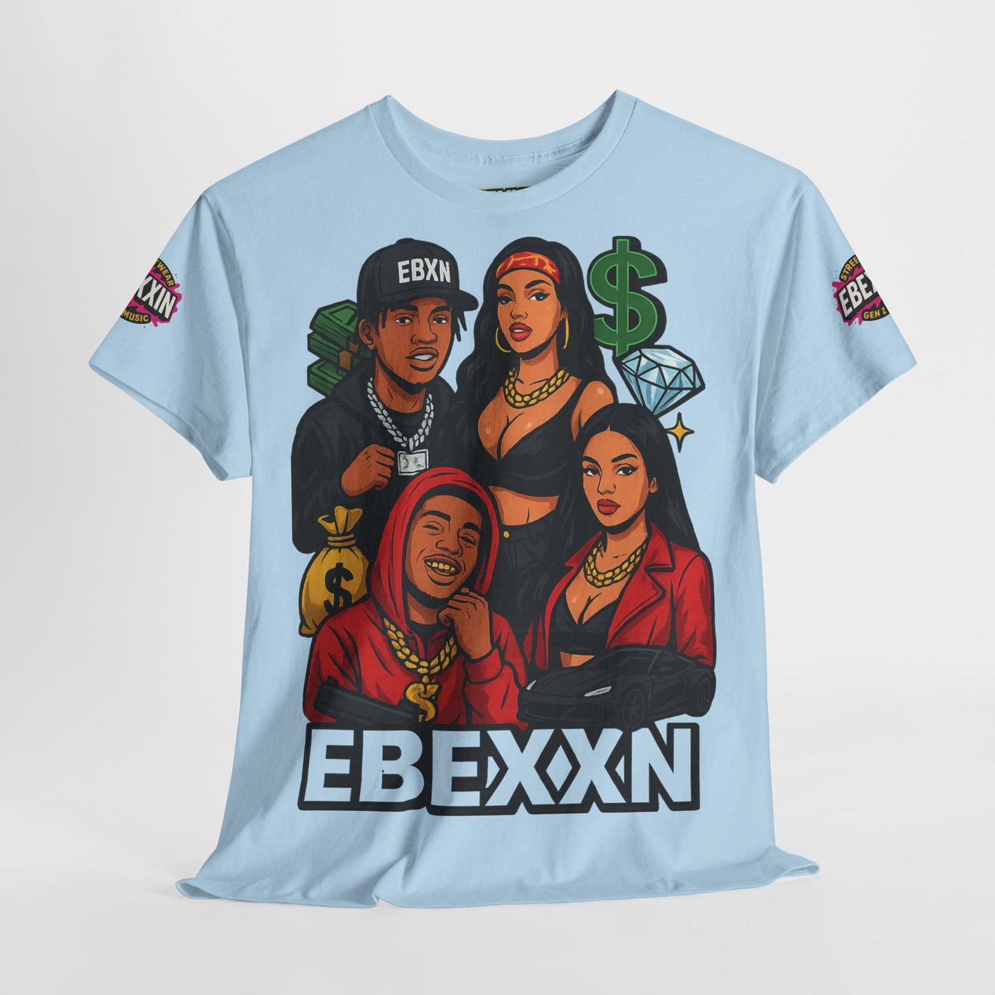eBexxin - Stylish Unisex Hip Hop Fashion t-shirt