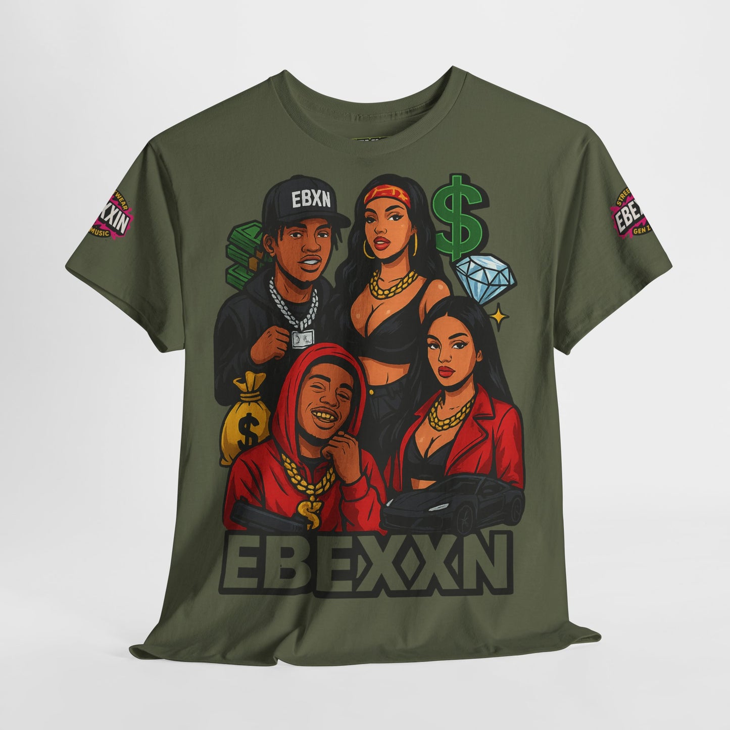 eBexxin - Stylish Unisex Hip Hop Fashion t-shirt