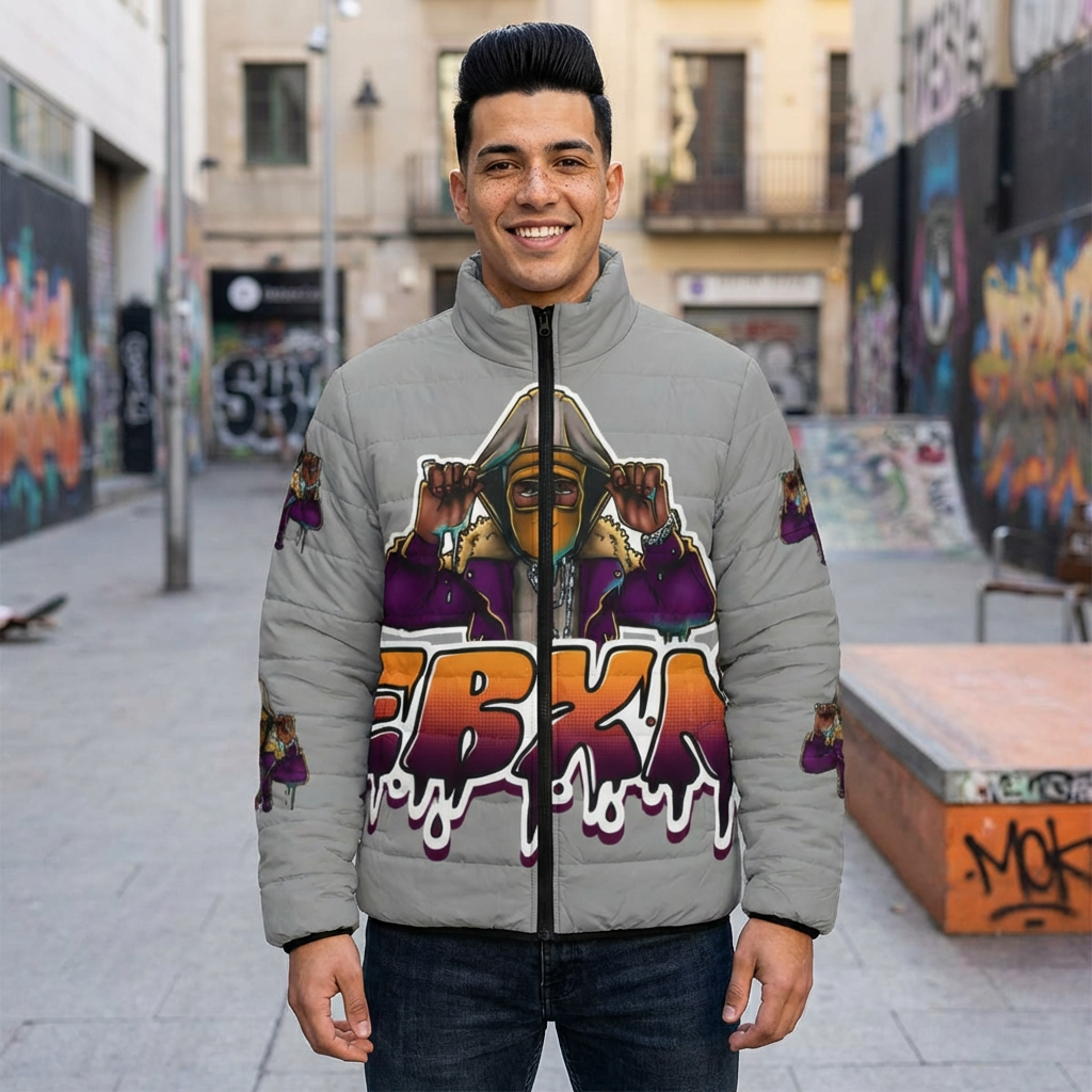 eBexxin Graffiti Armor Puffer