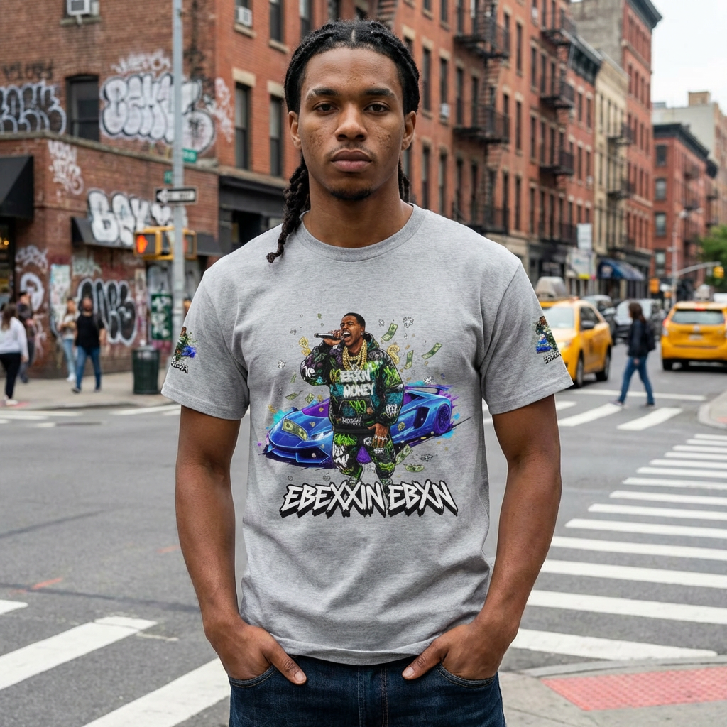 eBexxin Hustle Scene Tee