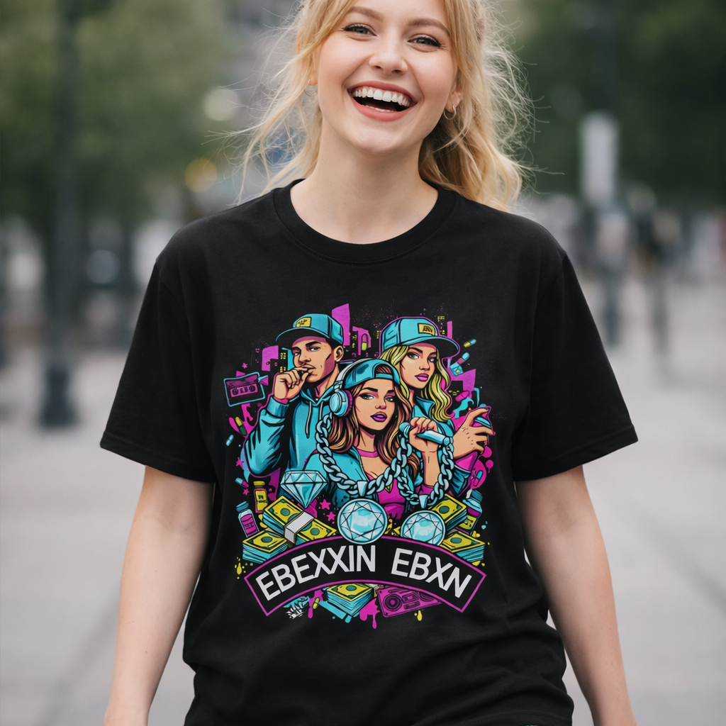 eBexxin Neon Streets Tee