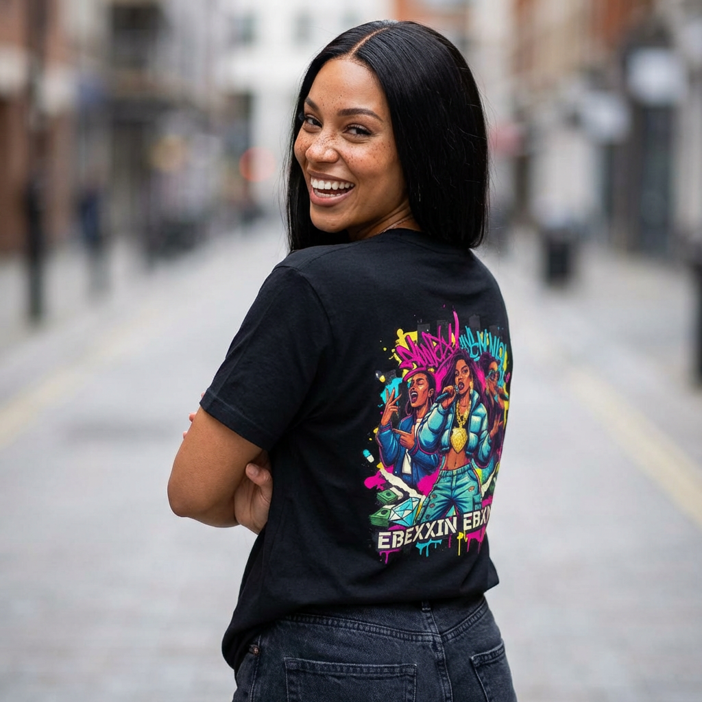 eBexxin Neon Streets Tee