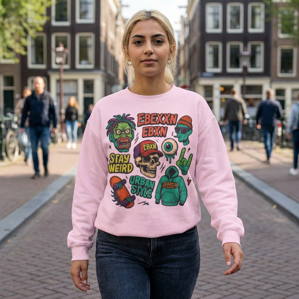 eBexxin Urban Crew Sweatshirt