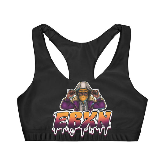 Girls' Double Lined Seamless Sports Bra (AOP)